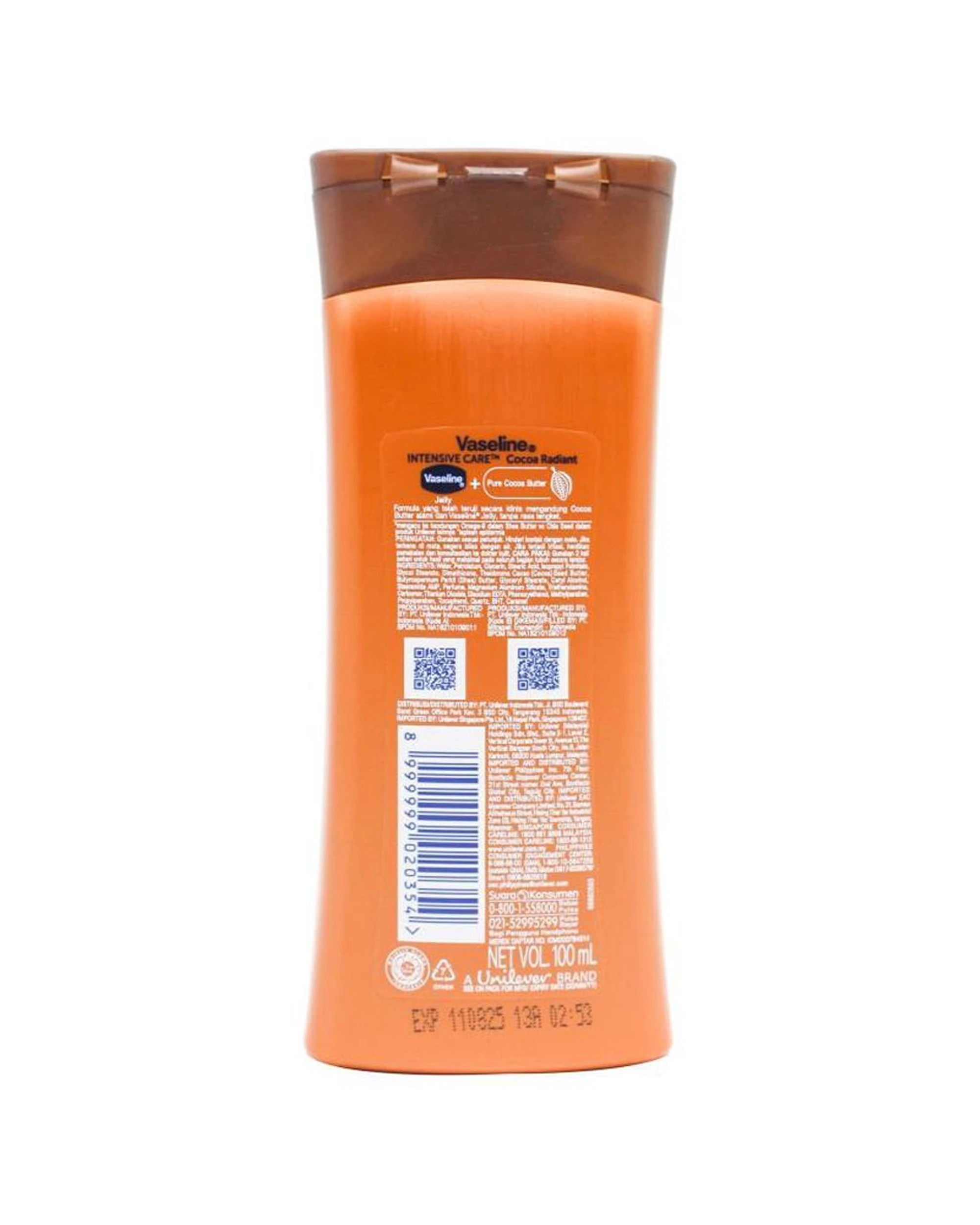 3 Vaseline 12PK Intensive Care Cocoa Radiant Body Lotion 100ml - Brown, 3 of 4
