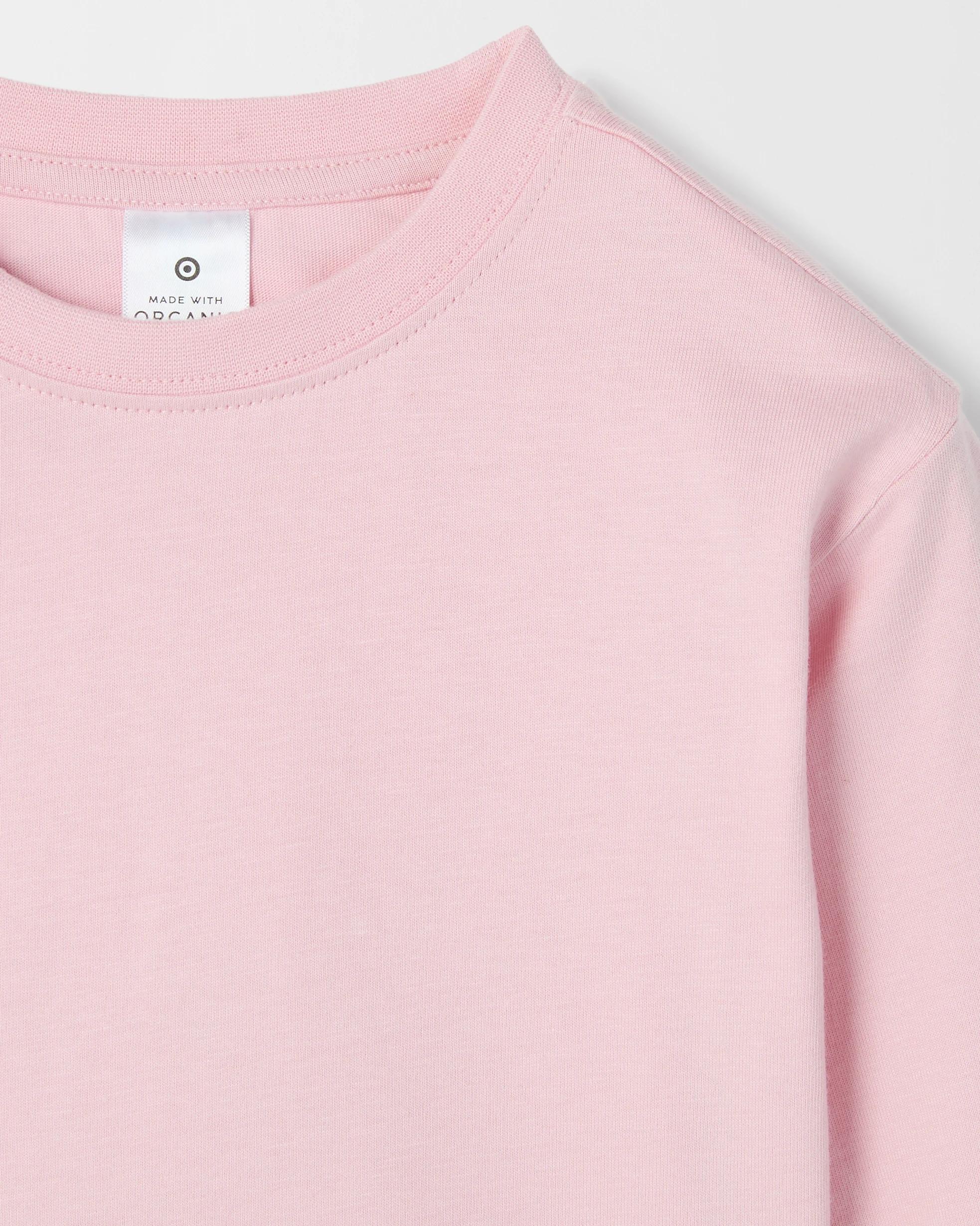 5 Target Baby Baby Organic Cotton 3 Pack Long Sleeve T-Shirts PINK TAUPE OATMEAL, 5 of 5