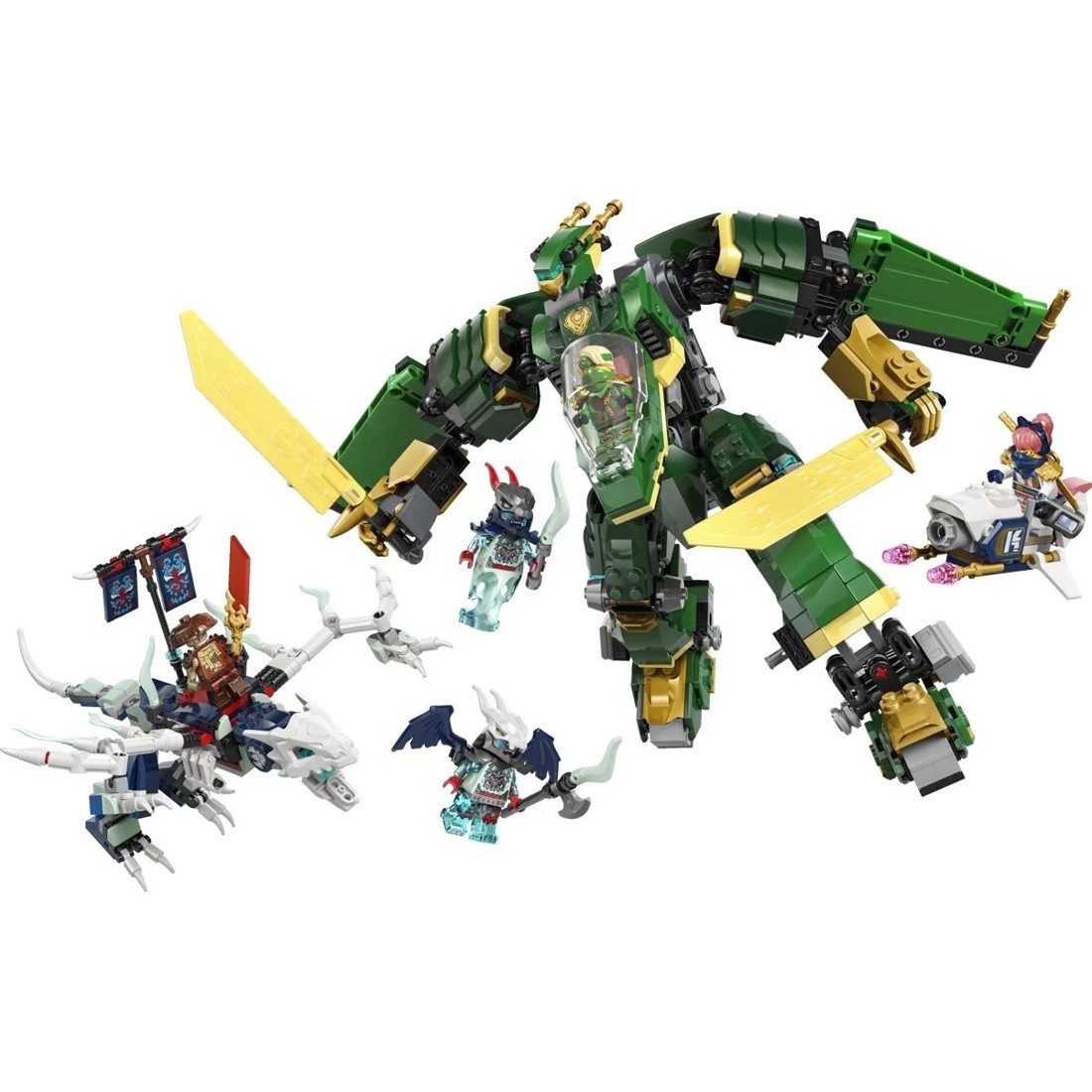 3 LEGO NINJAGO Lloyd’s Jet Mech 71845, 3 of 6