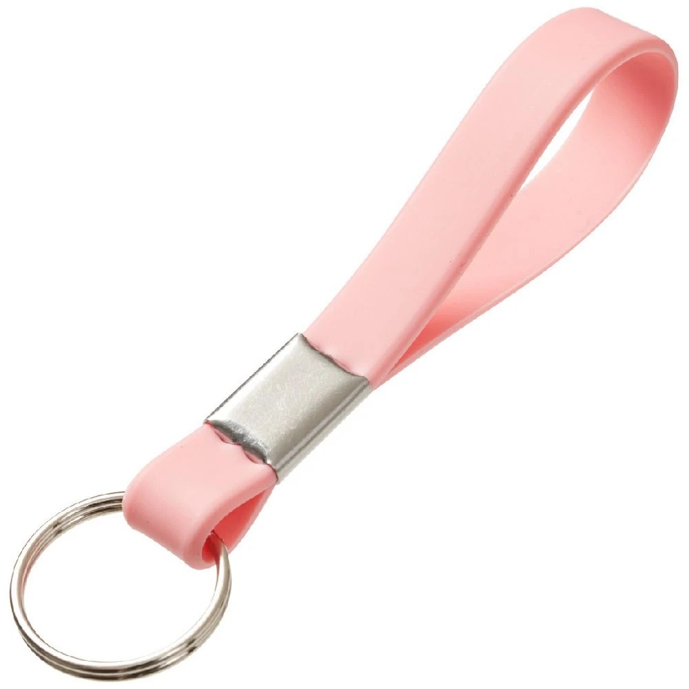 1 J.Burrows Silicone Key Ring Pink, 1 of 3