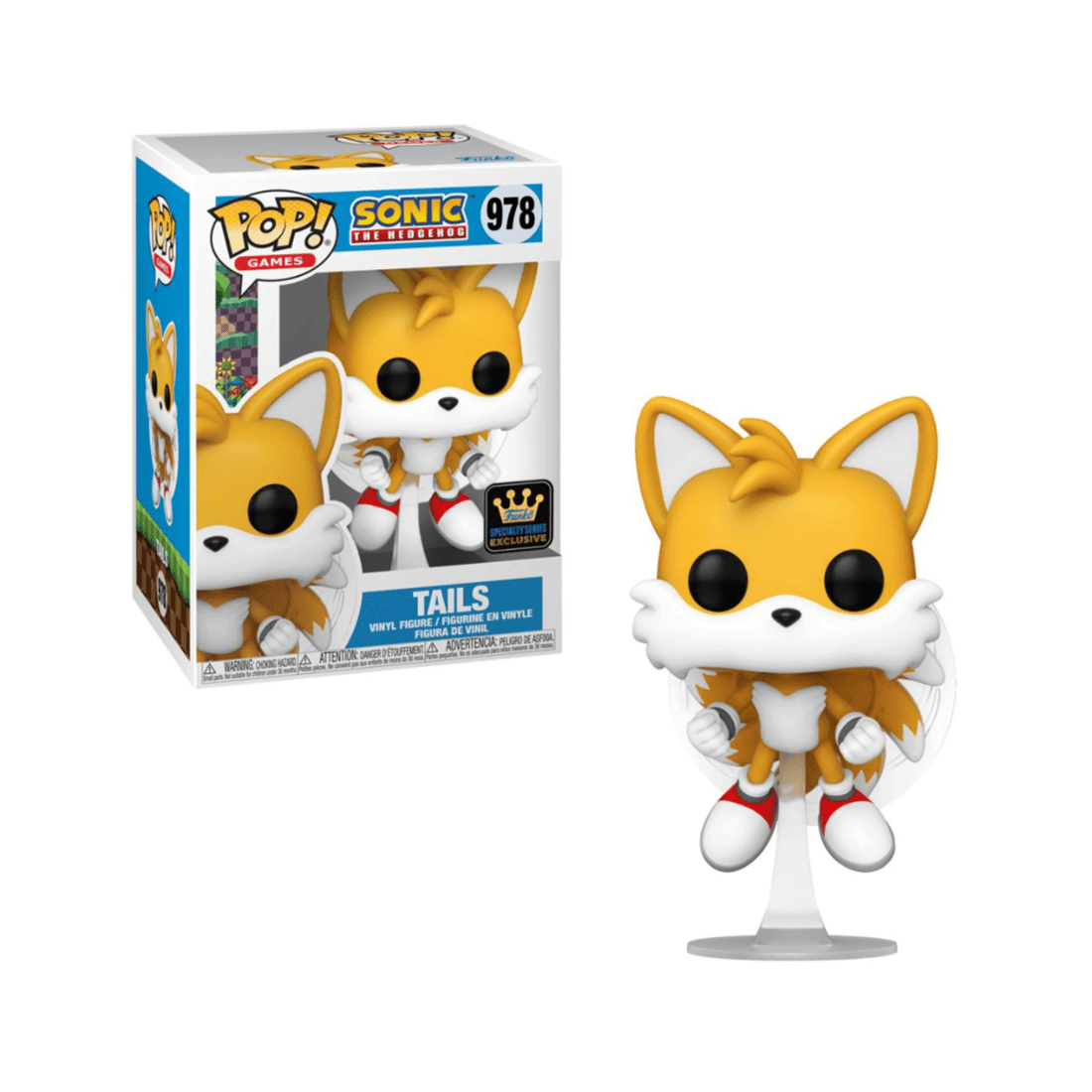 1 Funko Sonic the Hedgehog Tails Flying Funko POP! Vinyl, 1 of 2