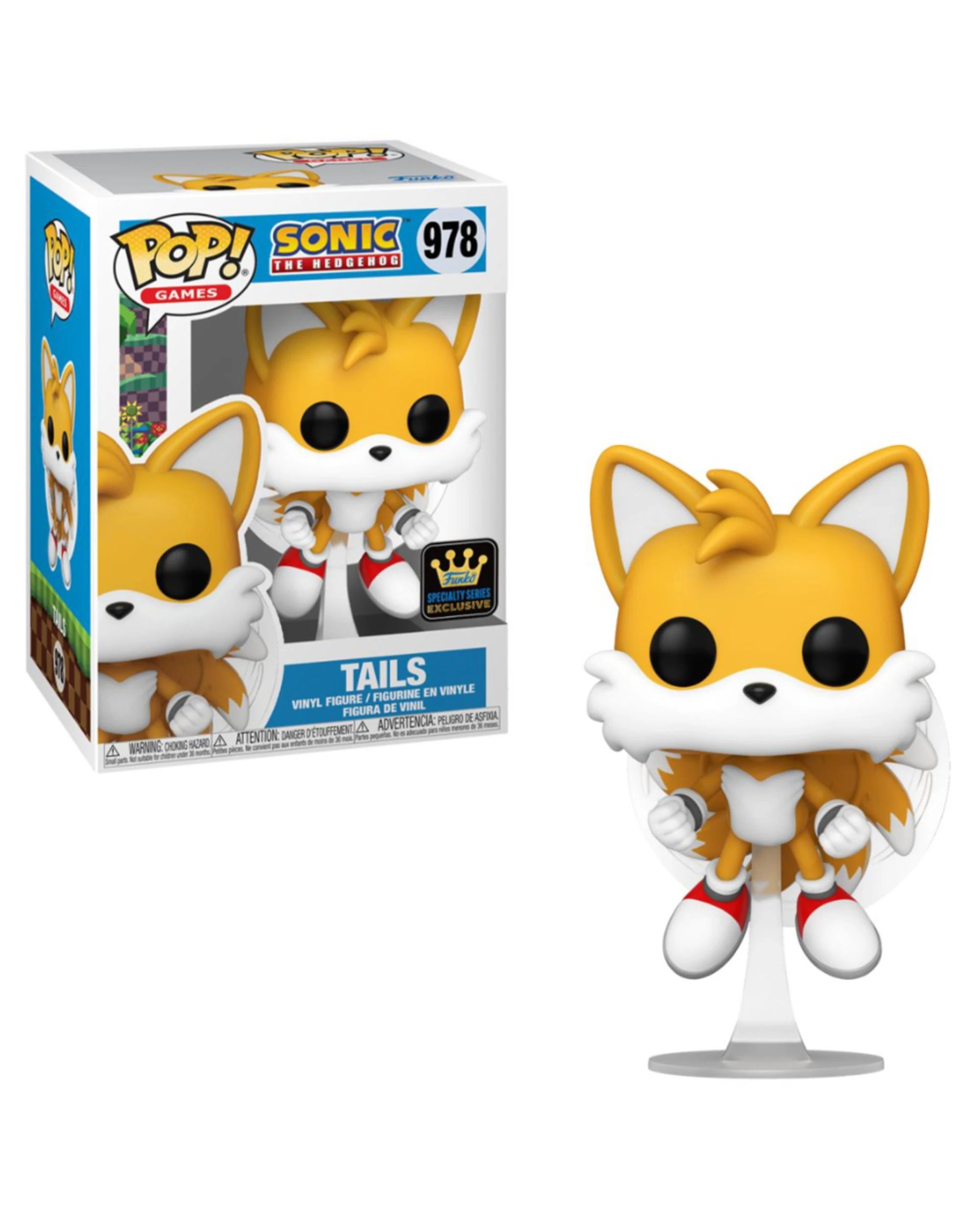 1 Sonic the Hedgehog Tails Flying Funko POP! Vinyl, 1 of 2