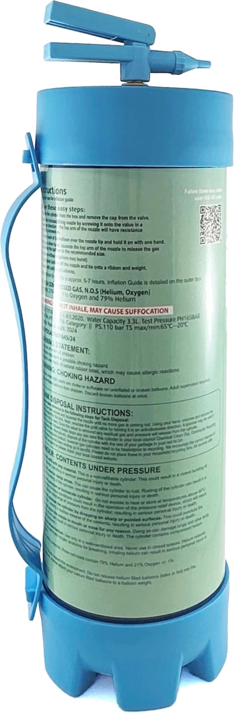 3 Alpen Occasions Helium Balloon Tank Kit - Large, 3 of 5