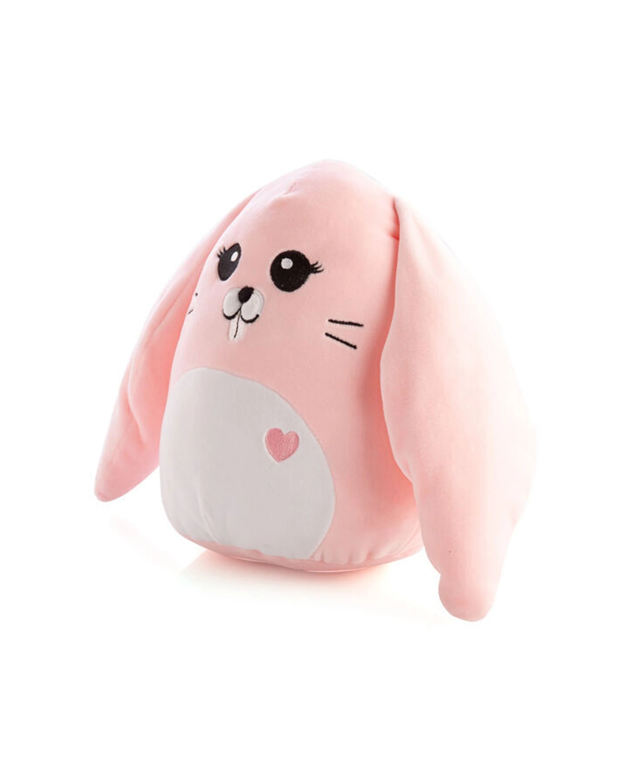 2 Smooshos Pal Squishy Super Soft Plushie Kid's Toy 22x16x22cm Bunny Rabbit - Pink, 2 of 4