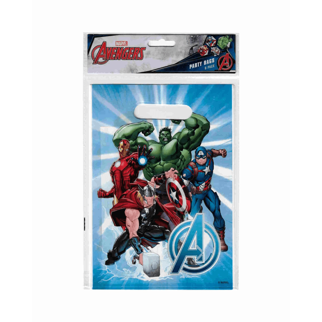 2 Design Group Marvel Avengers Superhero Lolly/Treat Bags Pack of 8, 2 of 3