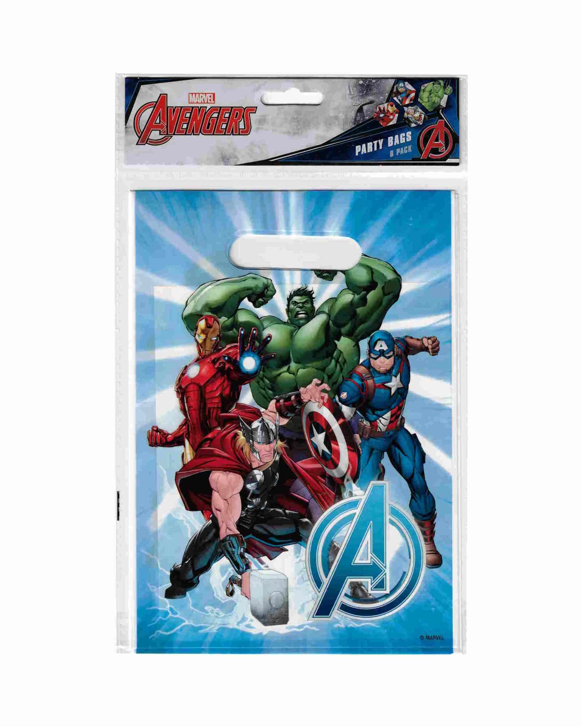 2 Marvel Marvel Avengers Superhero Lolly/Treat Bags Pack of 8, 2 of 3
