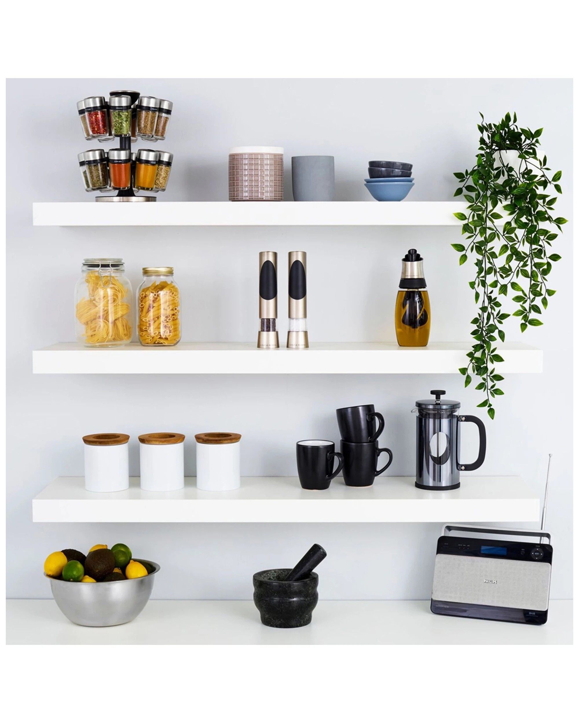 1 Cole & Mason Richmond Electronic Salt & Pepper Mill, Silver - Silver, 1 of 8