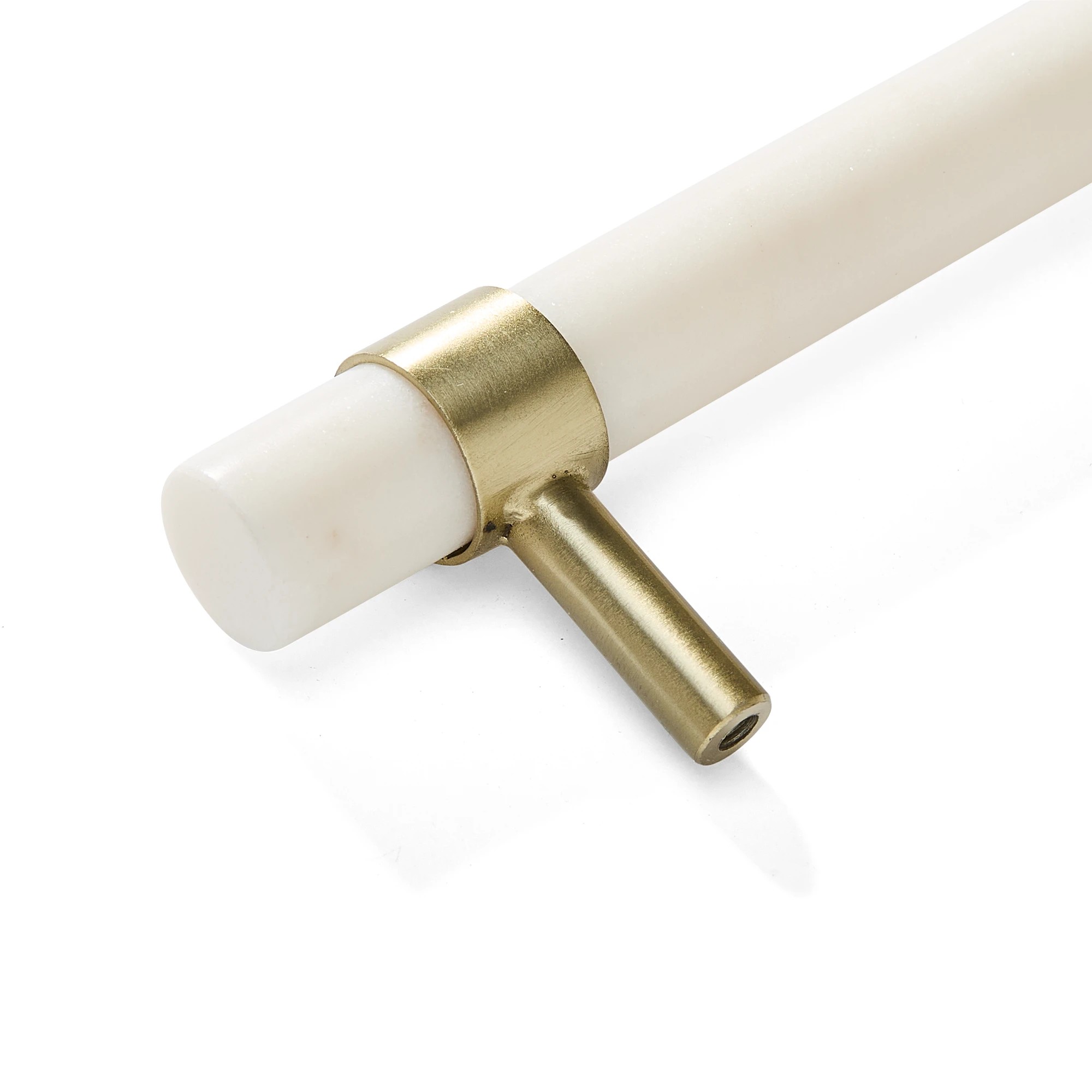 3 2 Pack Large Marble and Gold Look Handles, 3 of 9