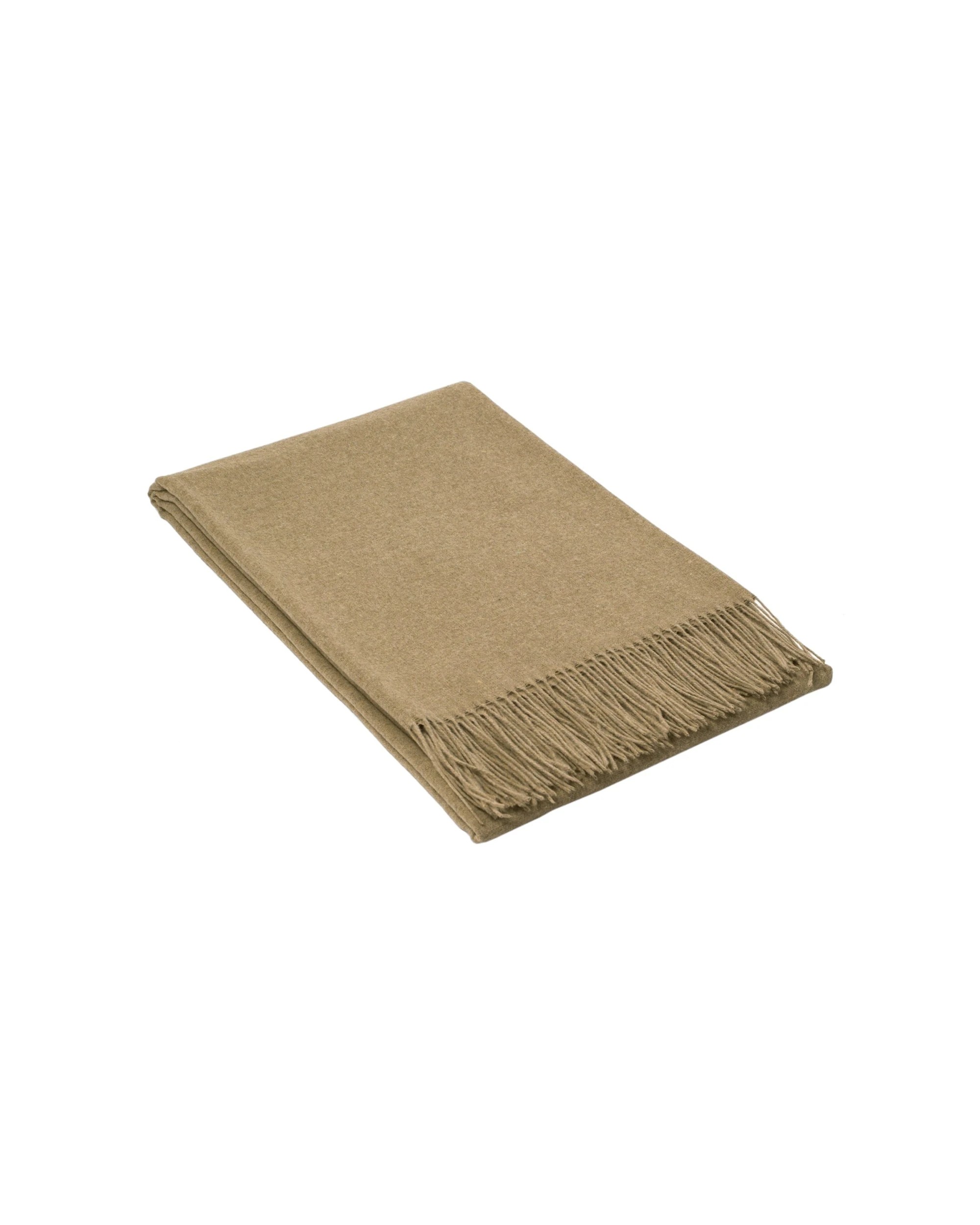 1 Codu Paddington Merino Wool Blend Throw Rug Home Decor Camel, 1 of 6