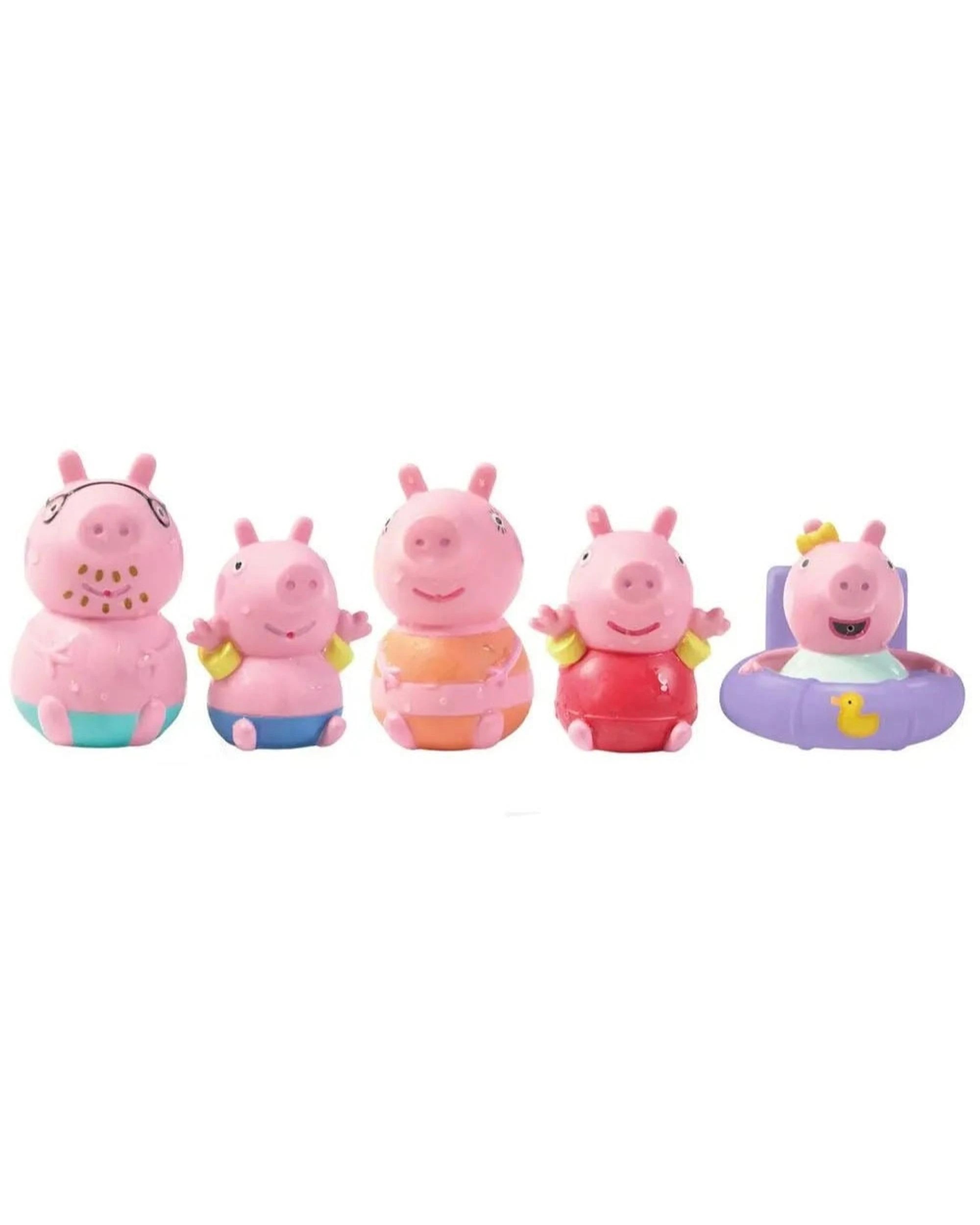 2 Tomy Toomies Peppa Pig Family Bath Squirters 5 Pack, 2 of 6