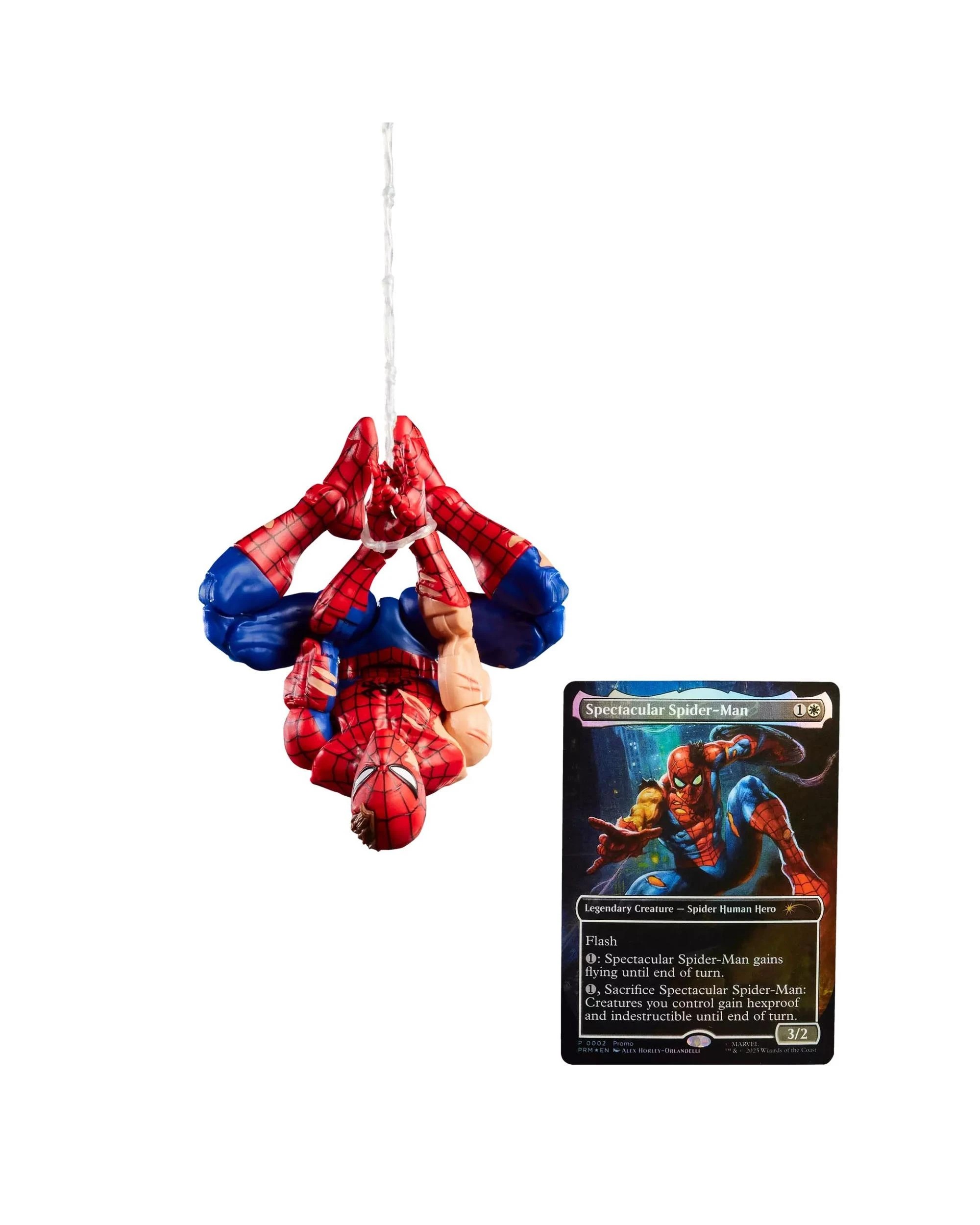 2 Marvel Legends Series Magic: The Gathering Battle-Damaged Spider-Man, 2 of 8