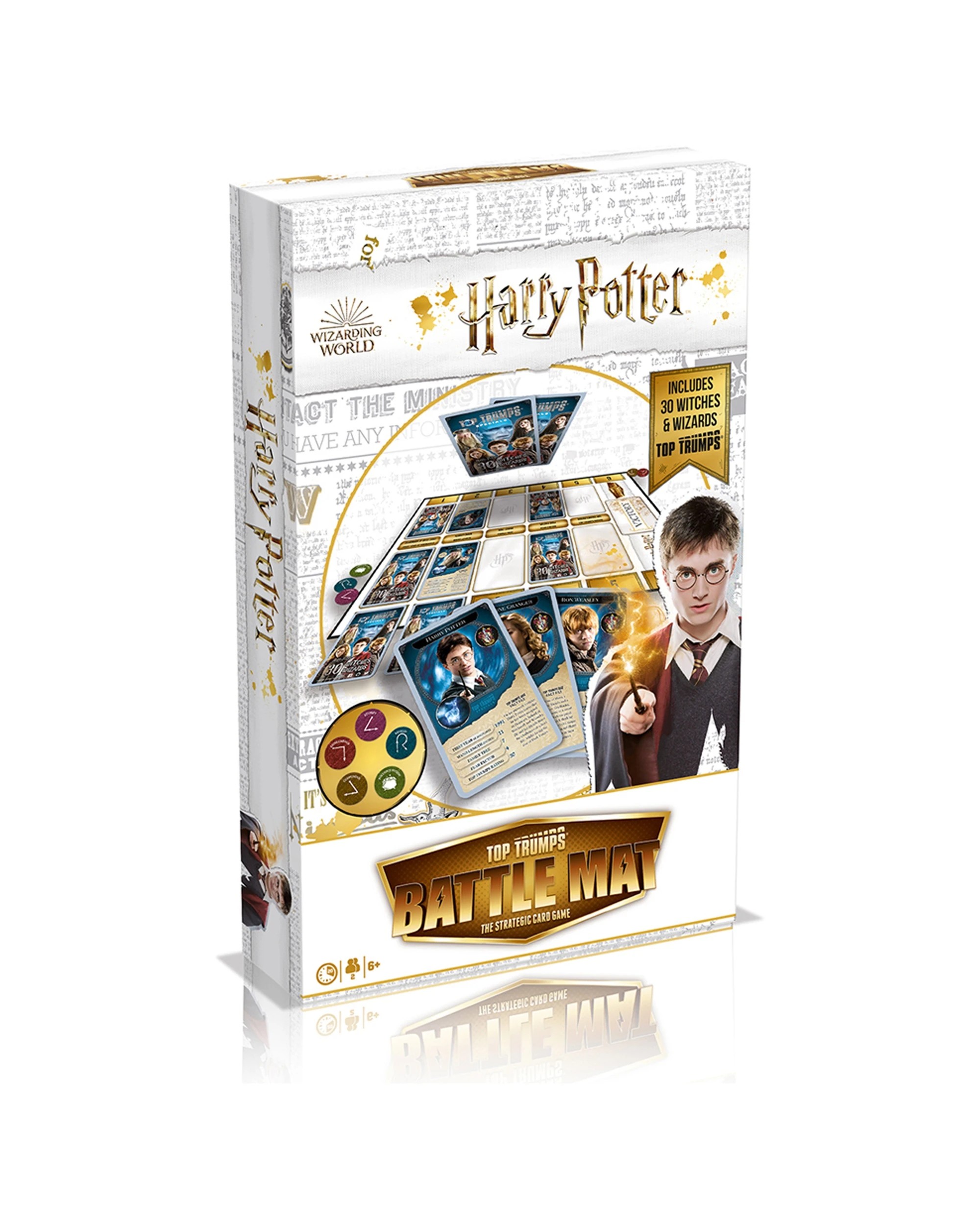 1 TOP TRUMPS Harry Potter Wizarding World Battle Mat Kids Family Board Game - Multi, 1 of 4
