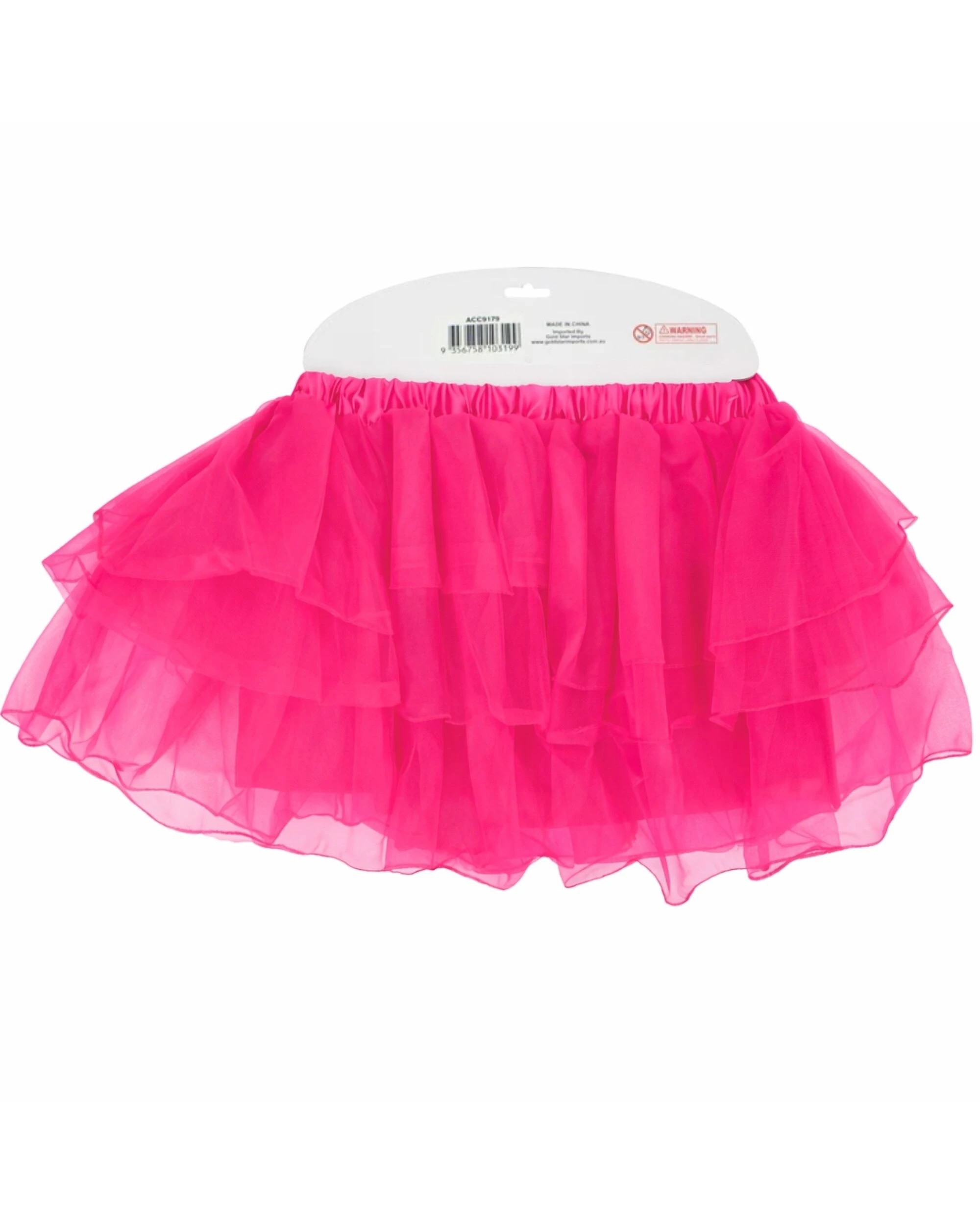 3 Gold Star Adult Hot Layered Deluxe Tutu - One Size - Pink, 3 of 3
