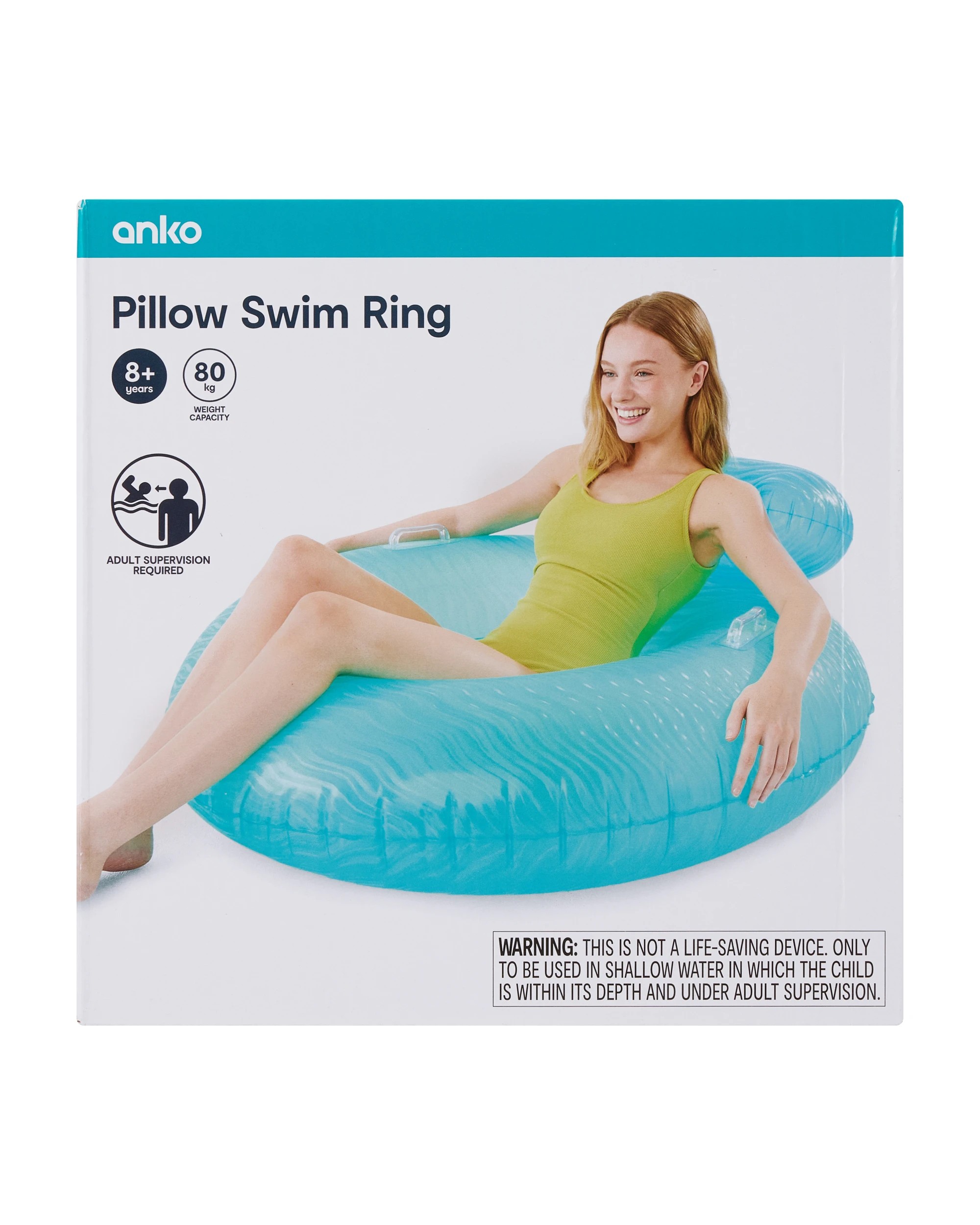 7 Inflatable Pillow Swim Ring, 7 of 8