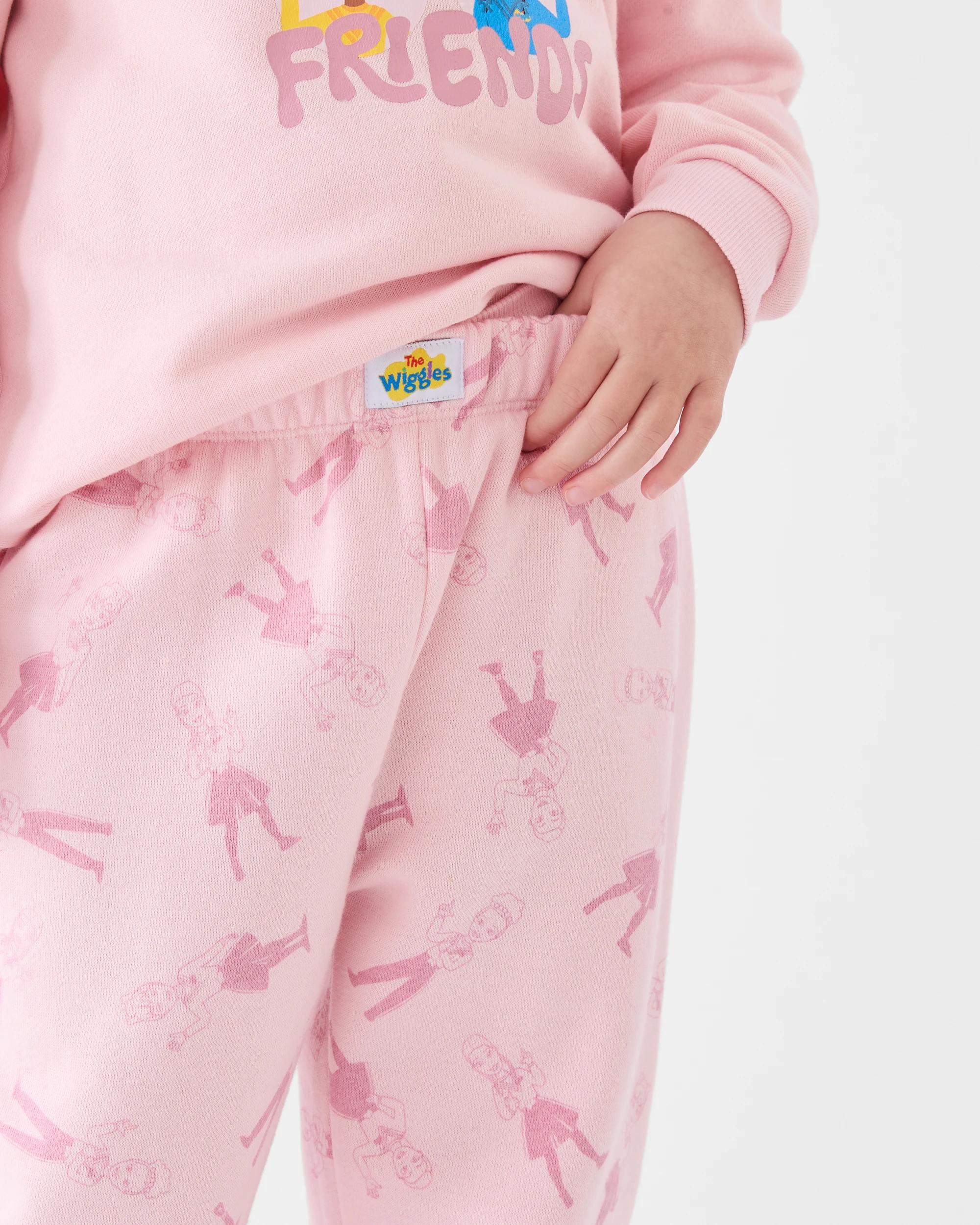 7 Wiggles License Sweat Set Pnk Wiggly, 7 of 9