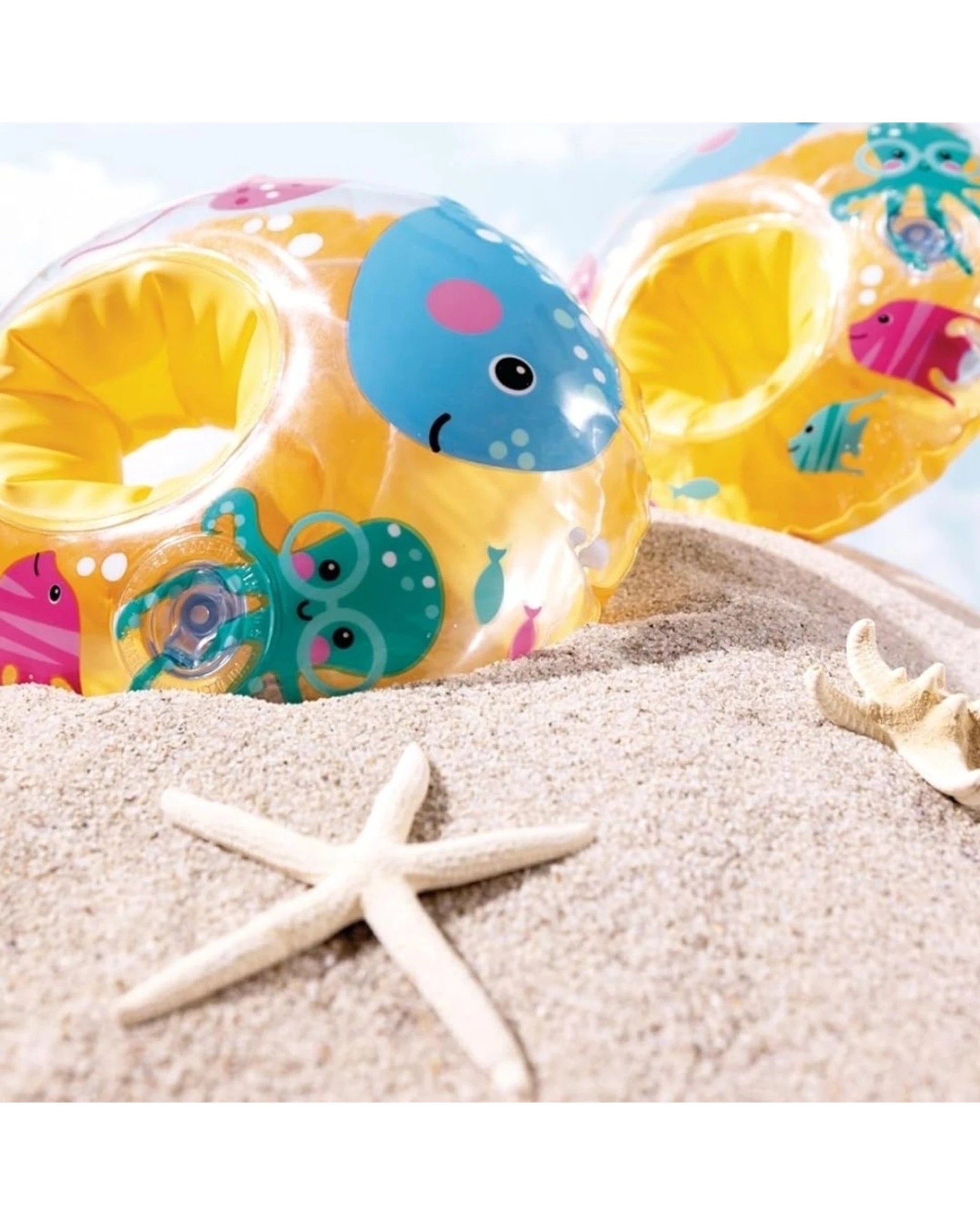 Intex 4PK Kids Little Sea Pals Inflatable Float Arm Rings Water Play ...