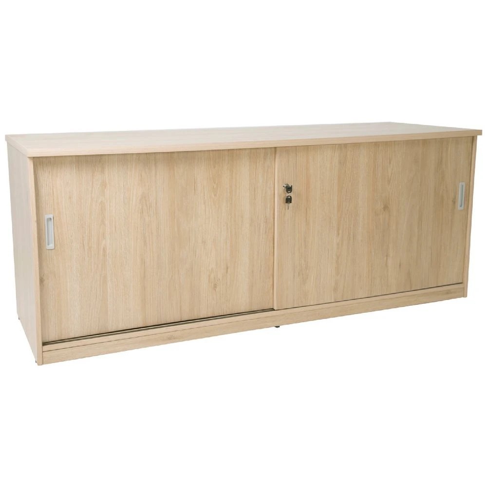 1 Stilford Professional Credenza 1800mm Sliding Door Oak Cabinets Cupboards, Lockers and Credenzas, 1 of 5