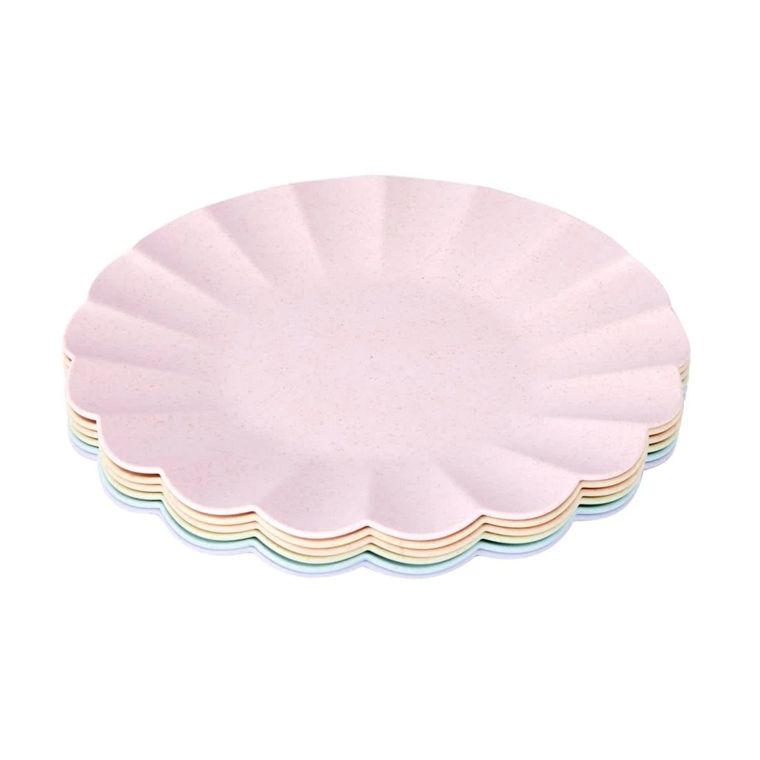 2 6 Piece Scalloped Plates, 2 of 7
