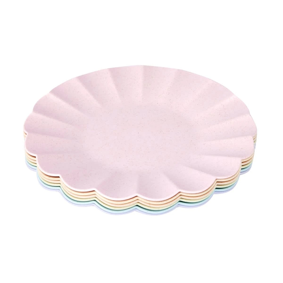 2 6 Piece Scalloped Plates, 2 of 7