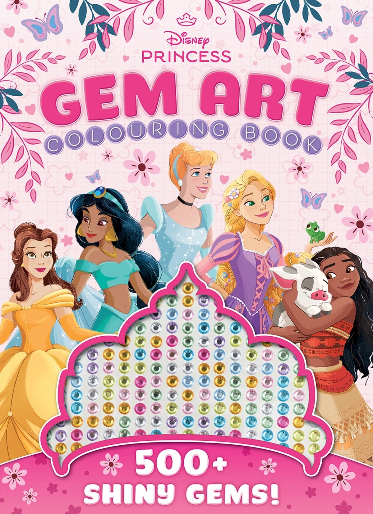 1 Disney Princess: Gem Art Colouring Book, 1 of 1