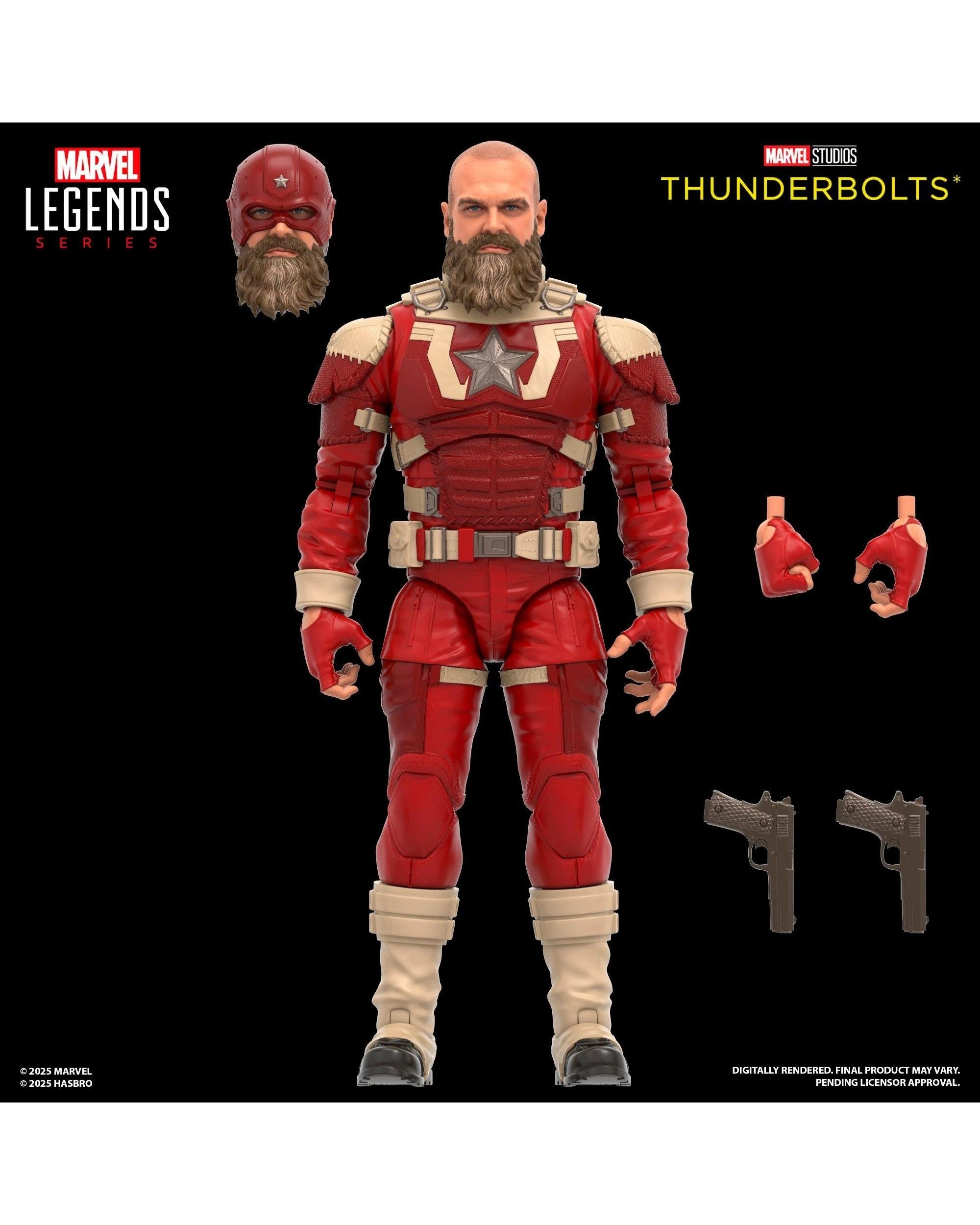 3 Hasbro Marvel Legends Series: Thunderbolts Yelena Belova and Red Guardian Action Figure 2-Pack, 3 of 7