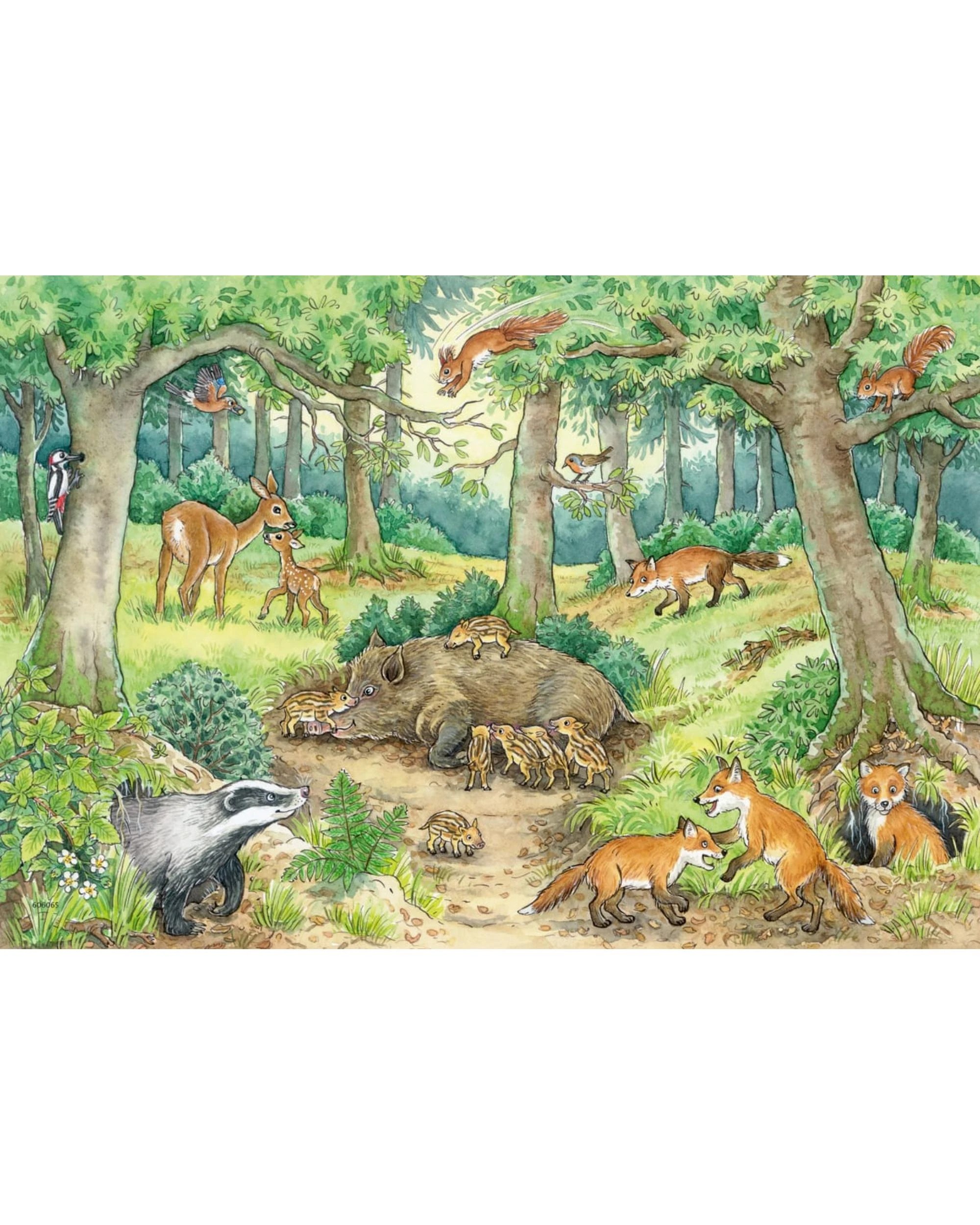 2 Ravensburger Animals In The Forest and Meadow 2x12 Piece Puzzle, 2 of 3