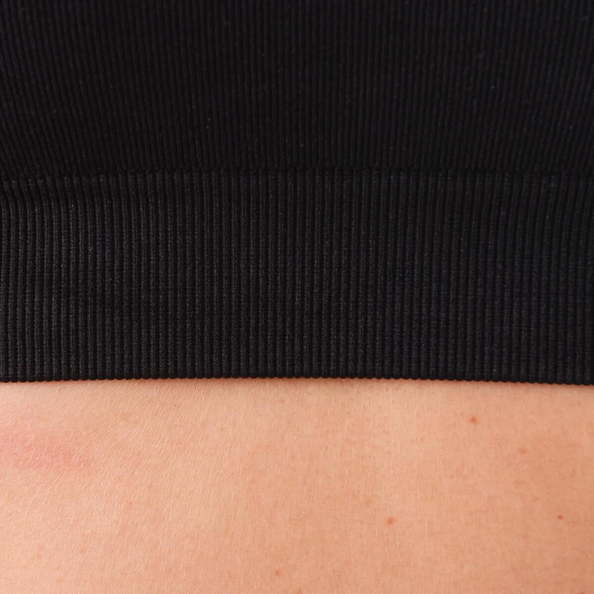 8 2 Pack Sports Medium Support Seamfree Crop BLACK, 8 of 9