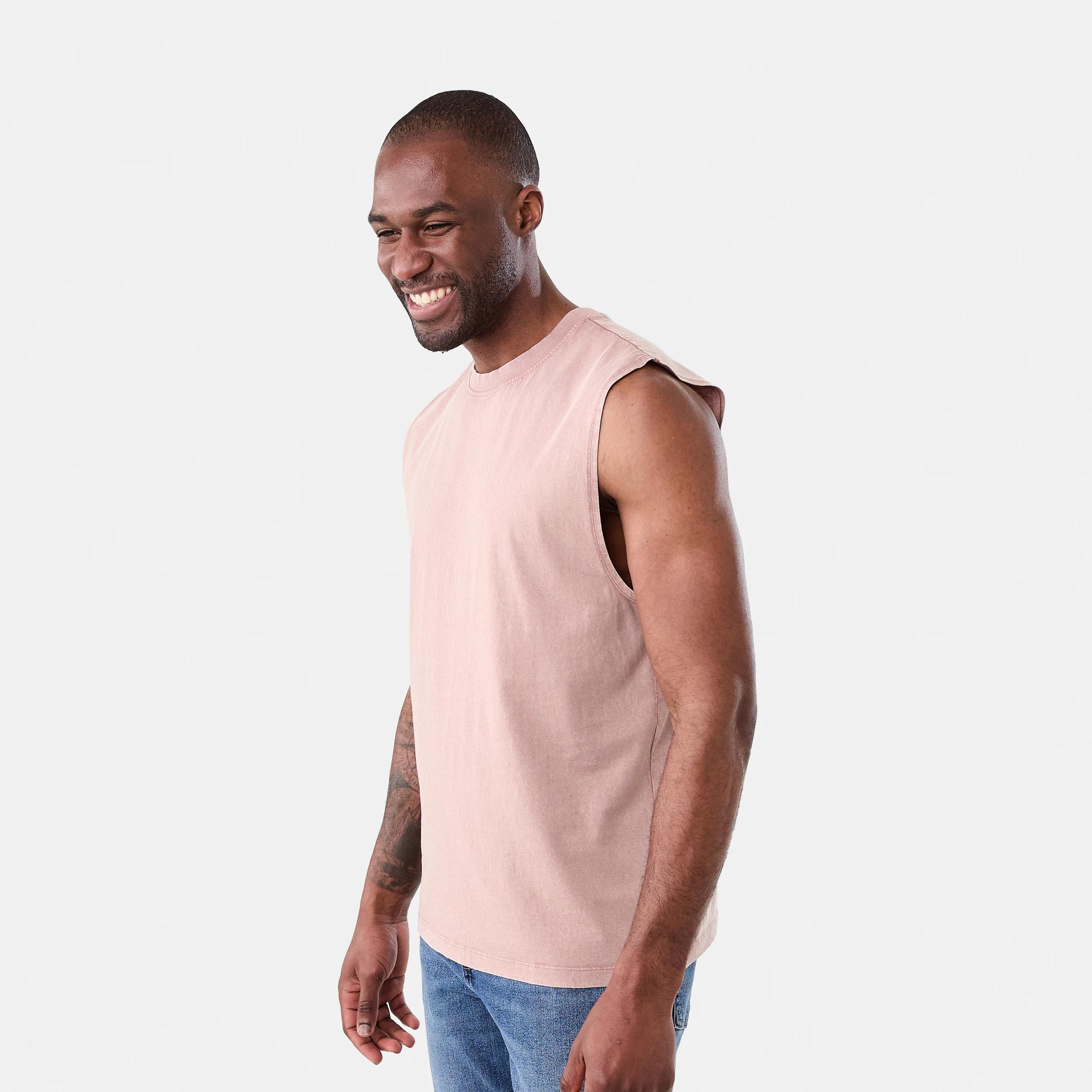 2 Oversized Washed Muscle SOFT FAWN, 2 of 5