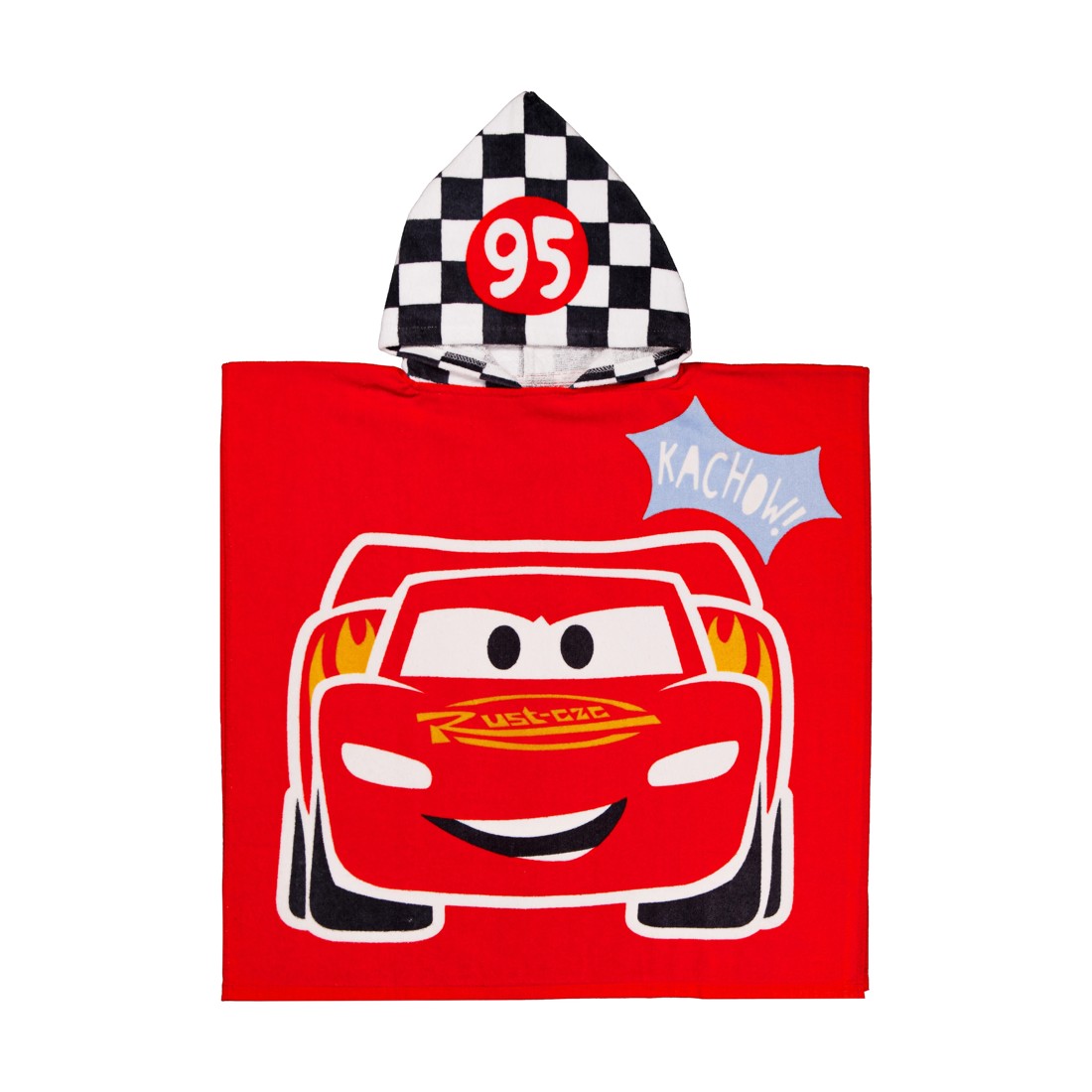 1 Disney Pixar Cars Cotton Hooded Towel, 1 of 4