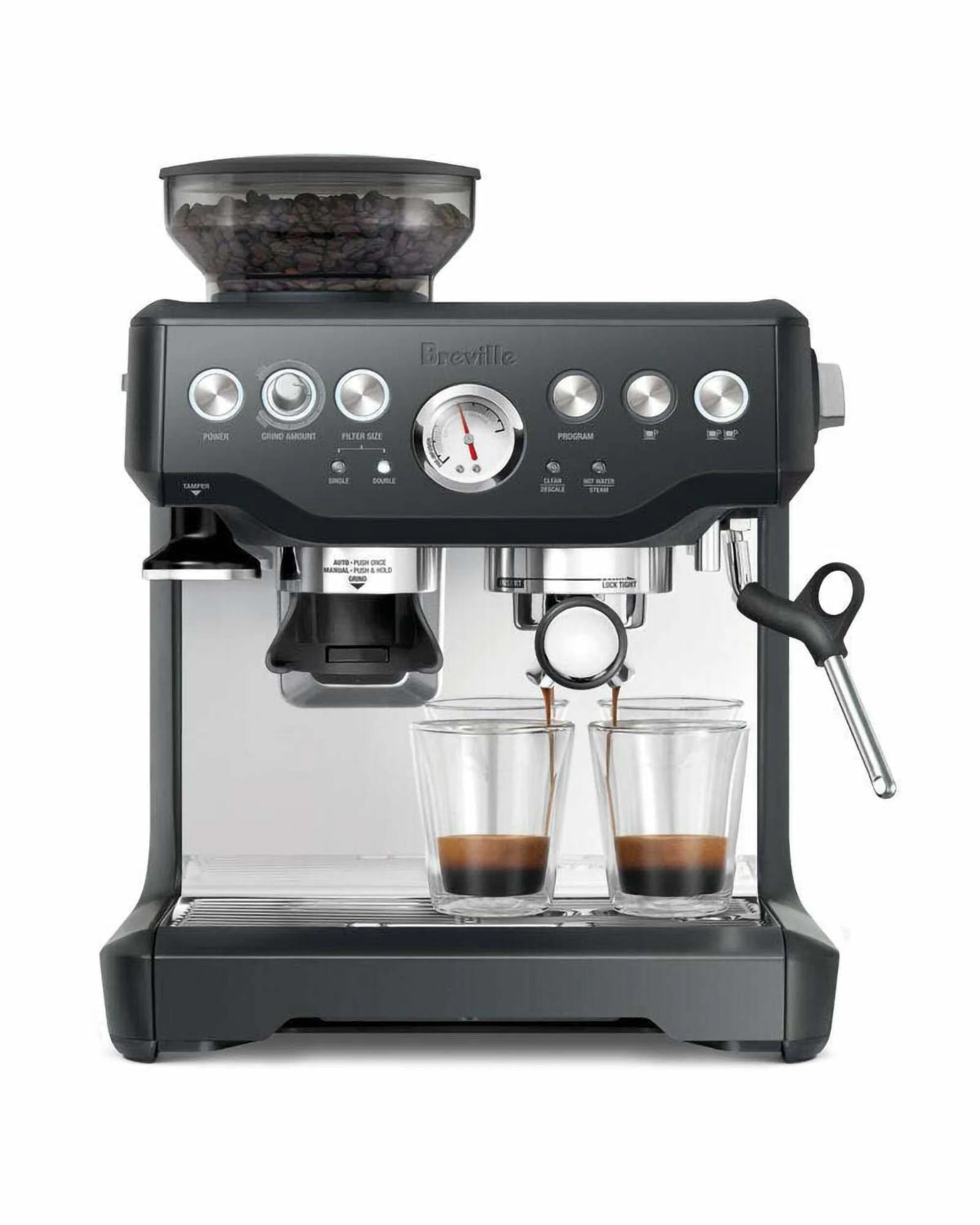 4 Breville the Barista Express Manual Coffee Machine - Charcoal, 4 of 4