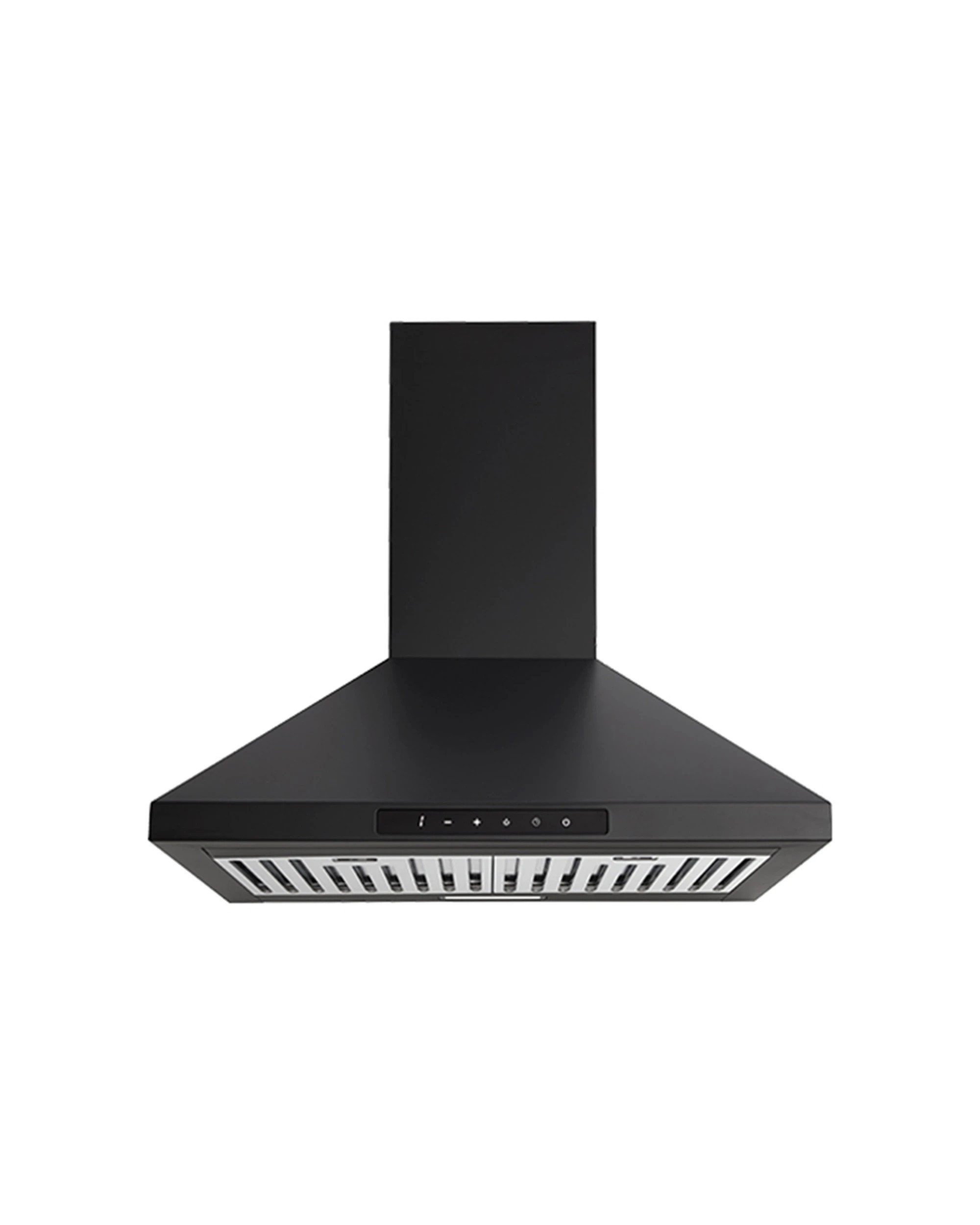 1 Euromaid 60cm Pyramid Canopy Rangehood 700m3/h Stainless Steel - Black, 1 of 1