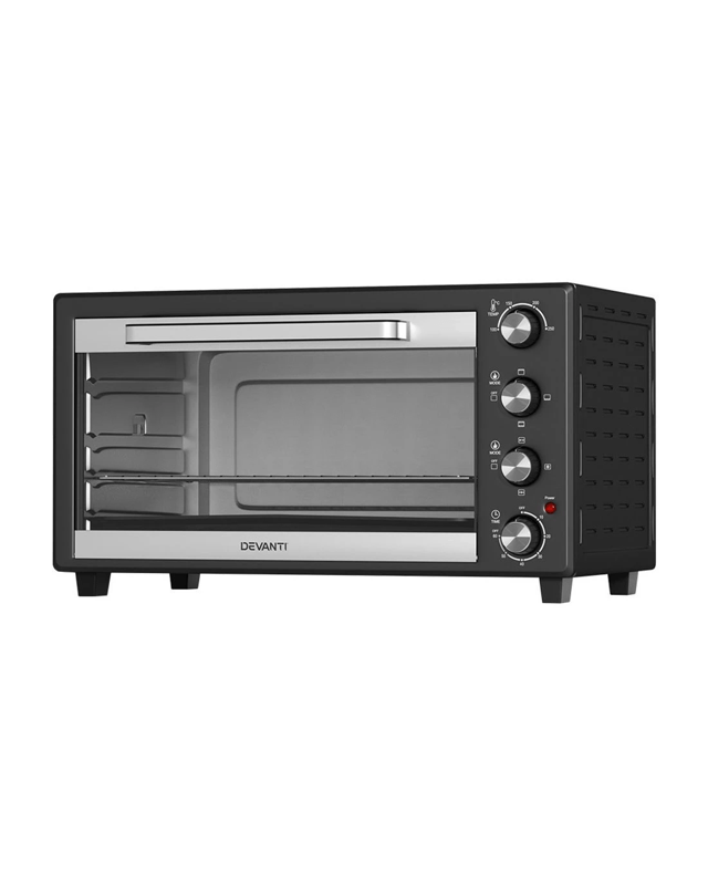 Devanti 60L Convection Oven Electric Fryer Ovens 2000W - B