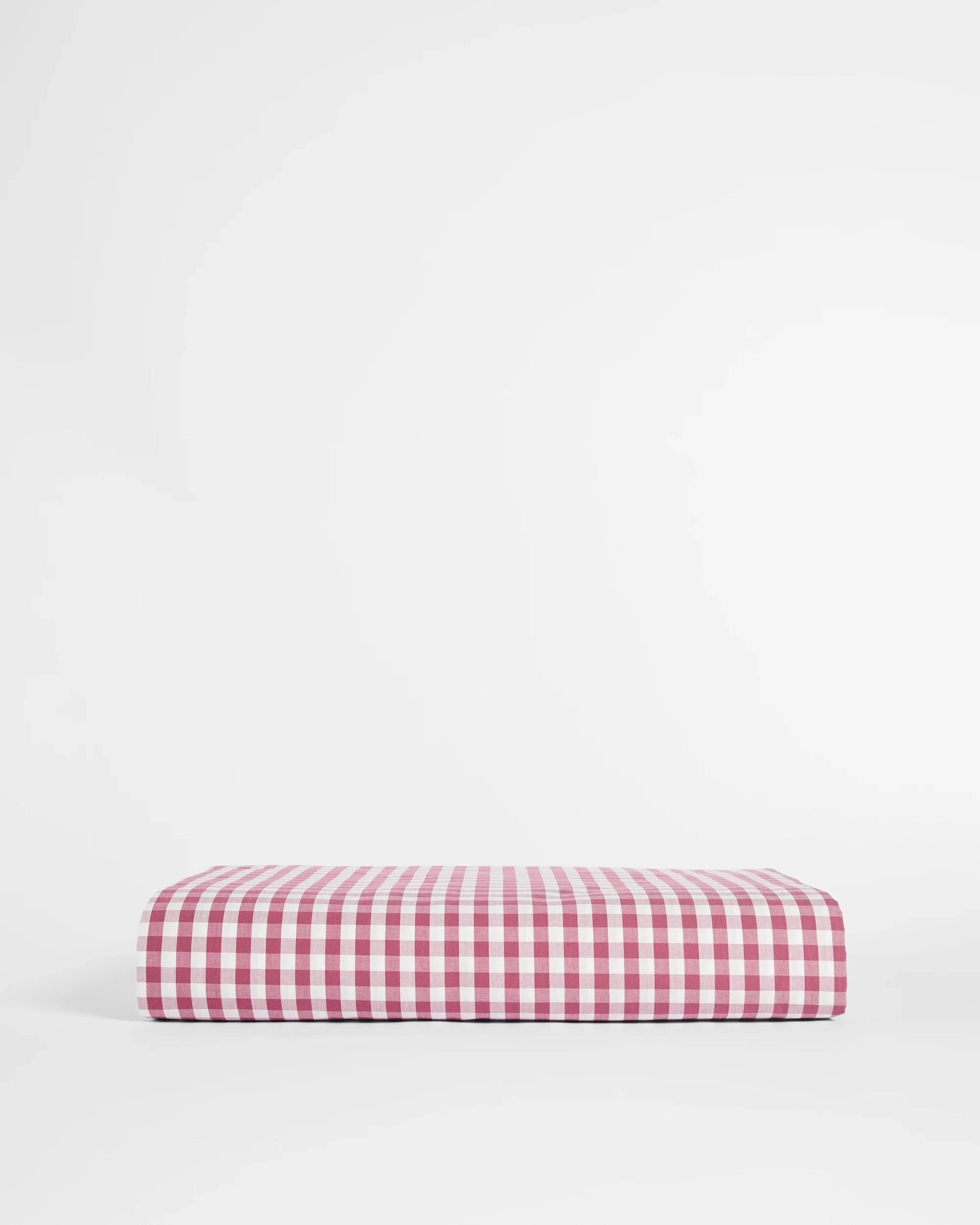 3 Target Gingham Australian Cotton Mix & Match Fitted Sheet - Double Bed - Pink, 3 of 4