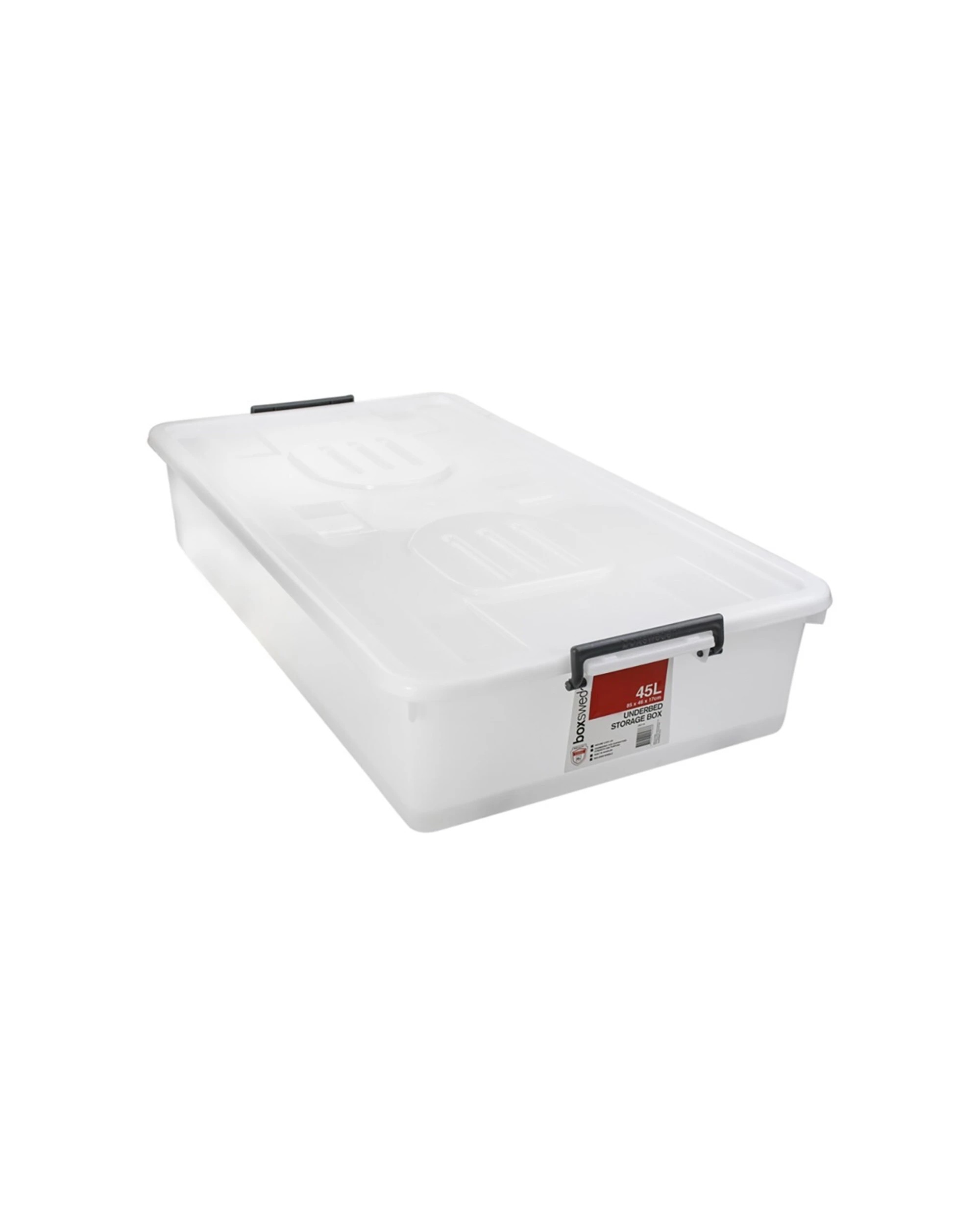 1 Boxsweden Heavy Duty 45l Storage Box Underbed 84.5cm Container Organiser Case
 - White, 1 of 3