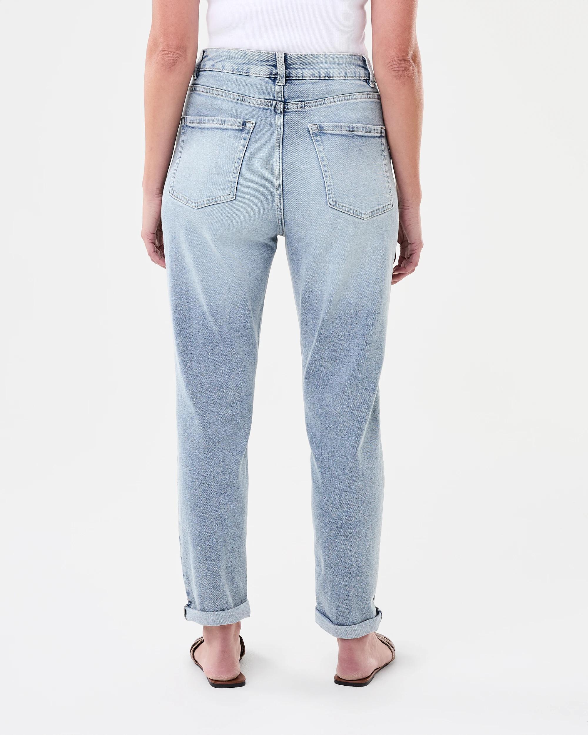 4 Mum Jeans Mid Wash, 4 of 9