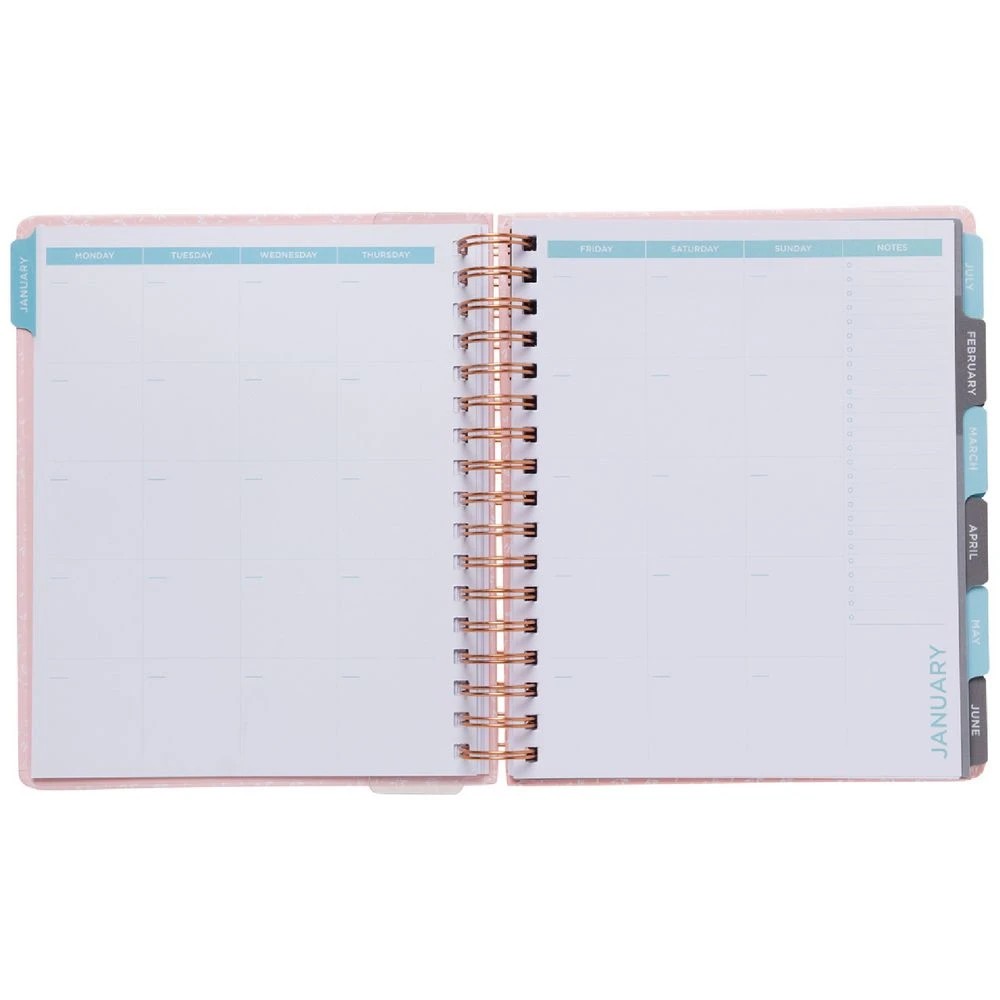 8 Otto Undated Week-to-View Business Goal Planner Pink, 8 of 10