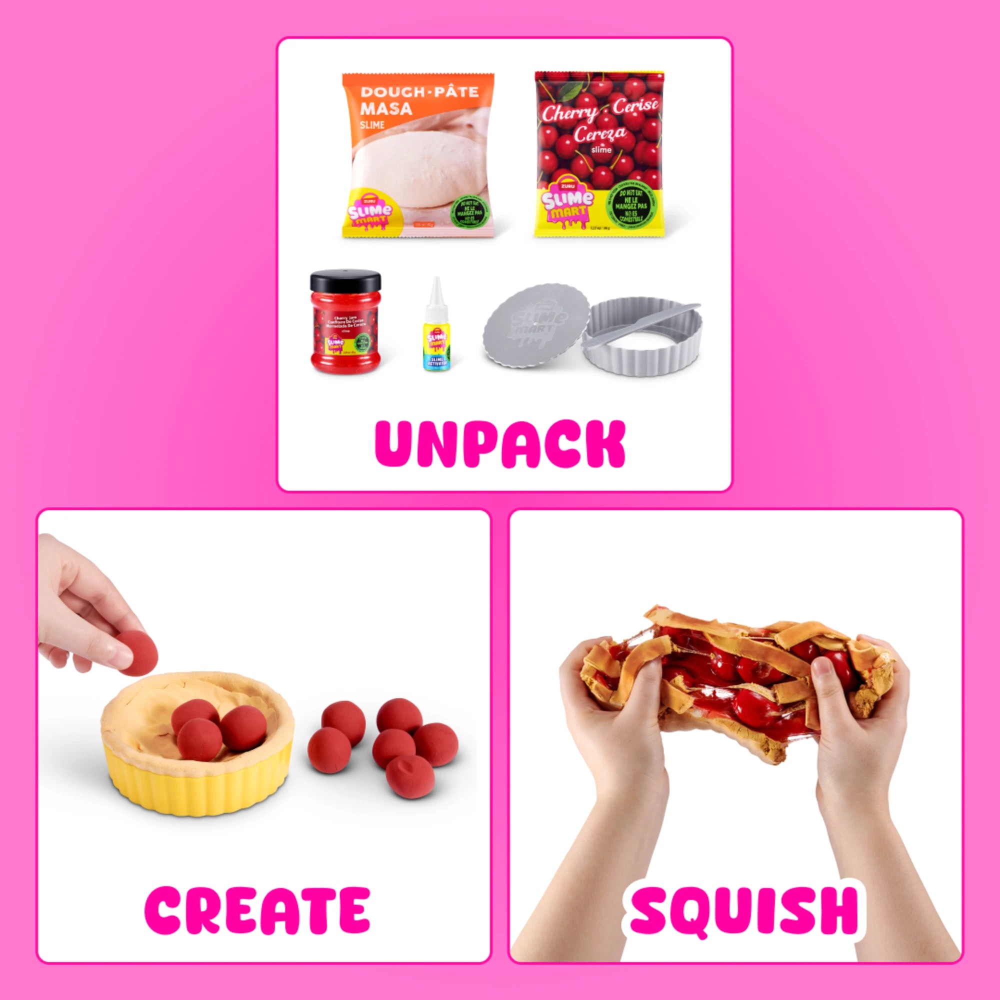4 Zuru Slime Mart Shopping Bag Cherry Pie Kit, 4 of 10