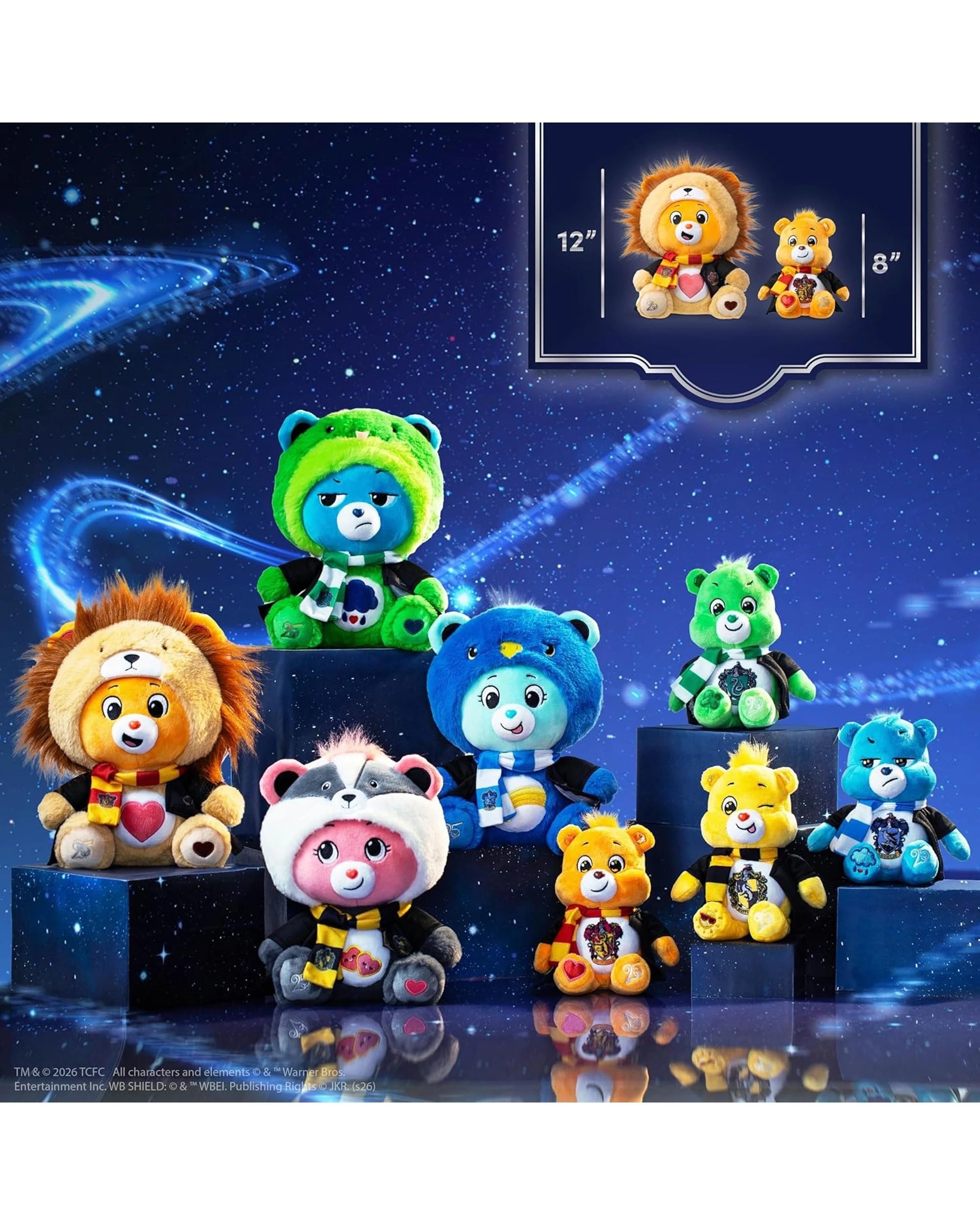 7 Care Bears X Harry Potter Grumpy Ravenclaw 8 inch Plush, 7 of 8