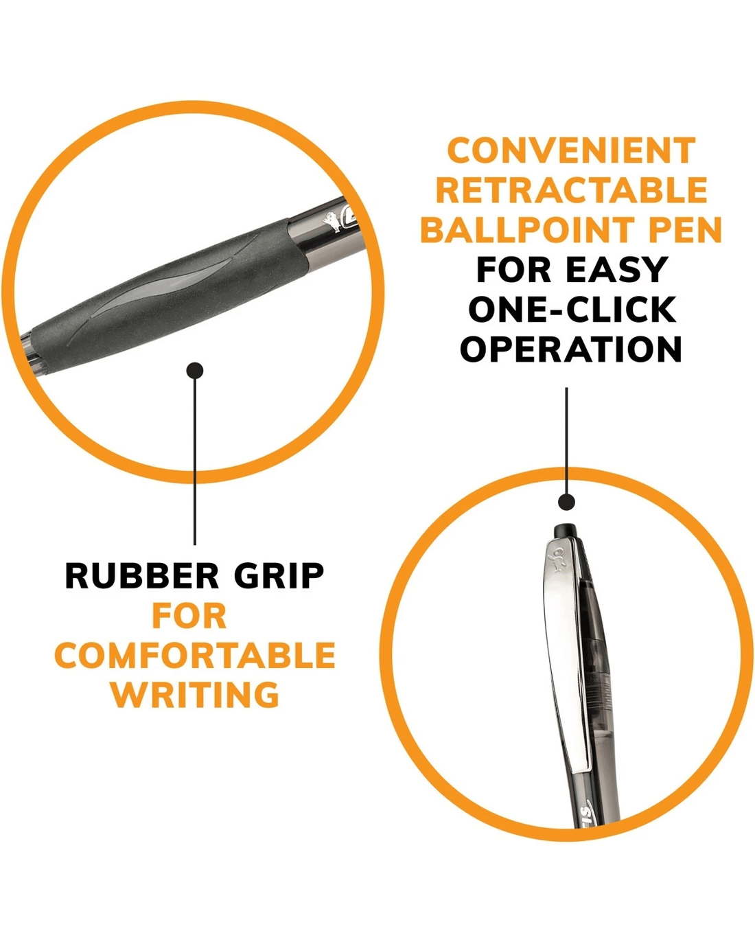 6 4 Pack BIC Atlantis Ball Pens, 6 of 9