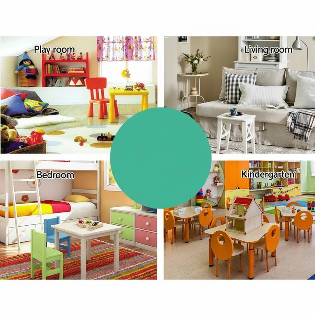 8 Keezi 4 Tiers Kids Bookshelf Storage Organiser Children Bookcase Drawers Display - White, 8 of 8