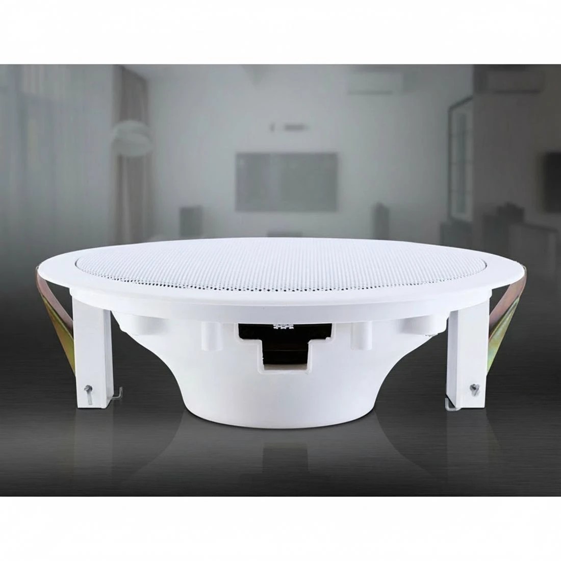 3 Giantz 6''Ceiling Speakers In Wall Speaker Home Audio Stereos Tweeter 2pcs - White, 3 of 7