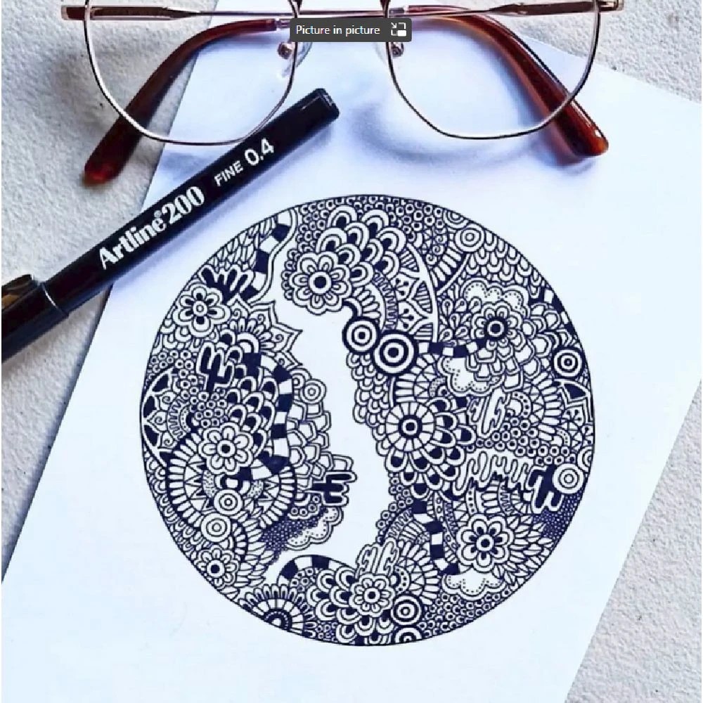 6 Artline 200 Fineliner 0.4mm Black 2 Pack, 6 of 7