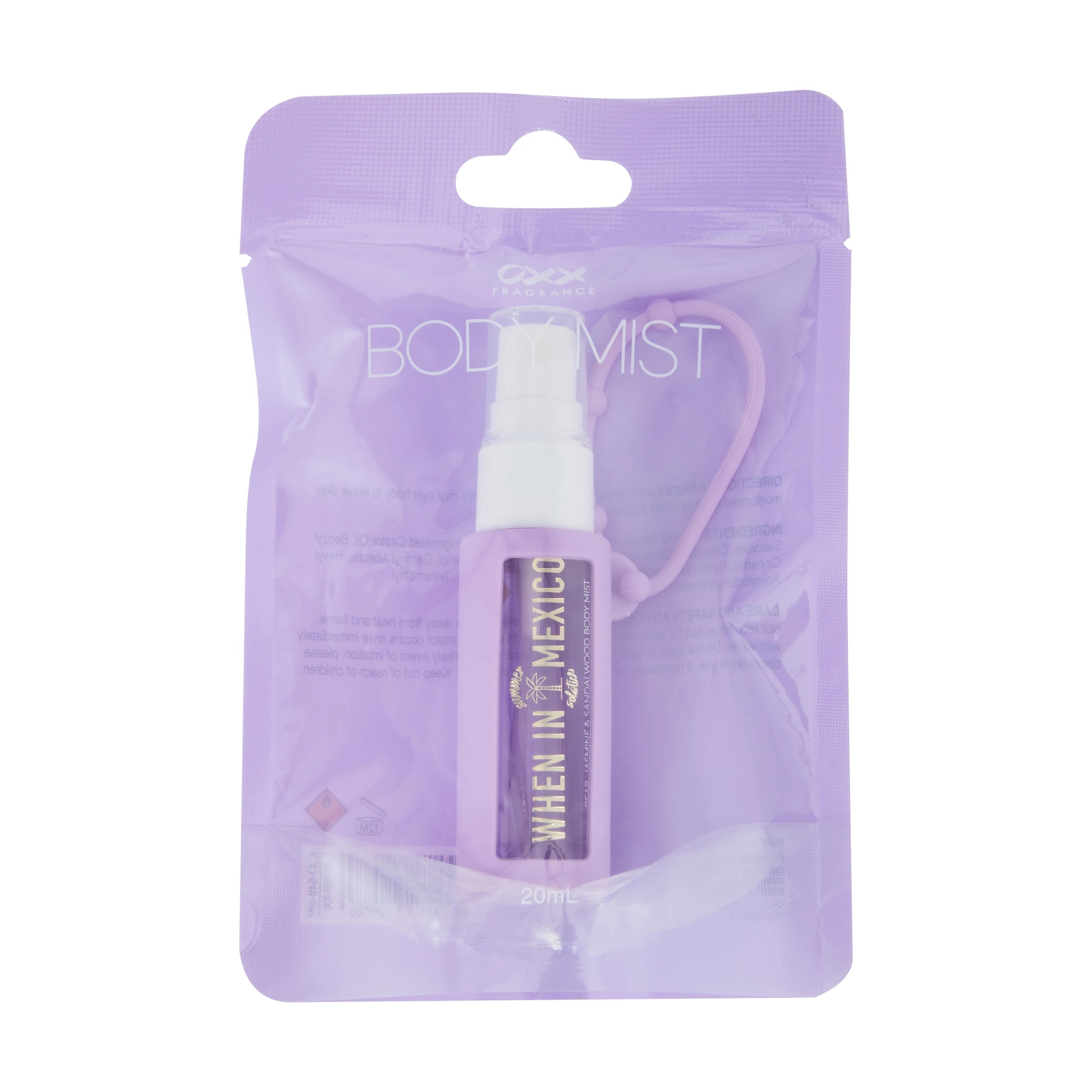 1 OXX Fragrance Summer Solstice When in Mexico Body Mist 20ml - Pear, Jasmine and Sandalwood, 1 of 6