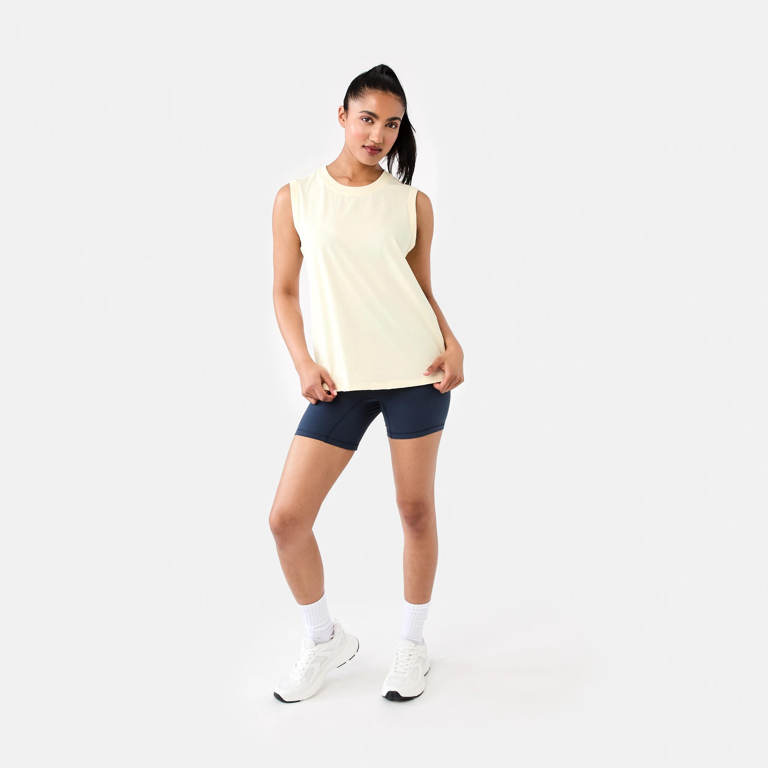 2 Active Womens Muscle Tank Ylw Lemon, 2 of 8