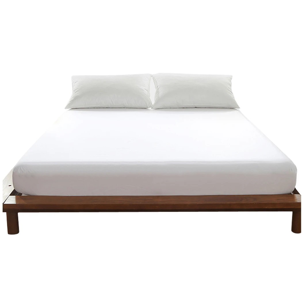 1 Dreamz Terry Cotton Fyllt Fitted Waterproof Mattress Protector - Double Bed, 1 of 8