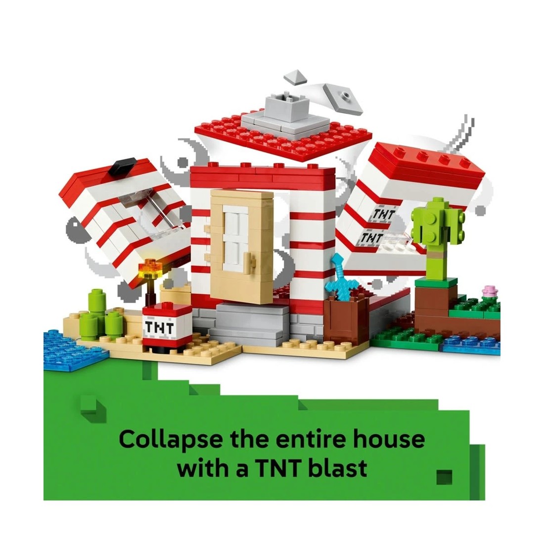 4 LEGO Minecraft The TNT Jungle House 21275, 4 of 10