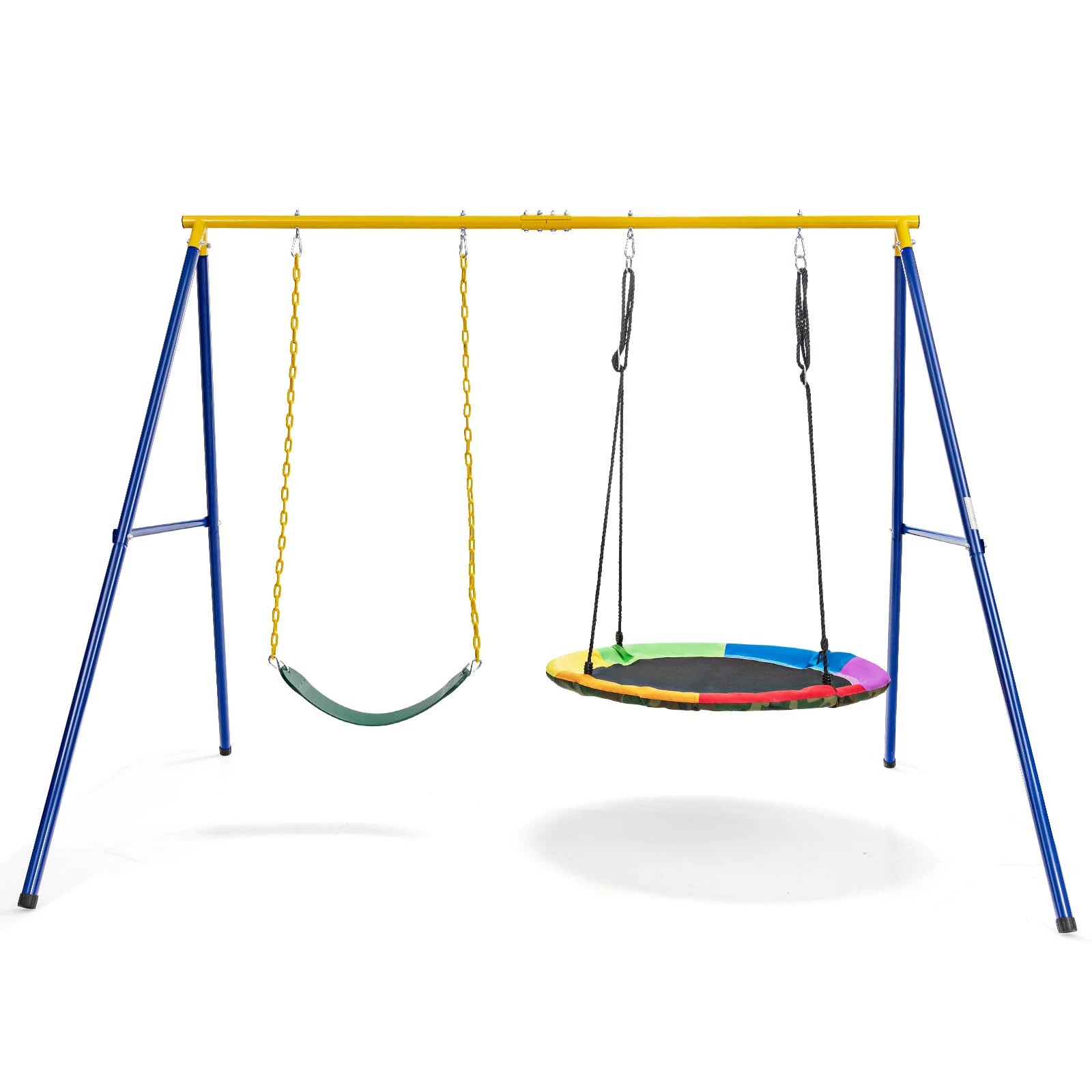 1 Costway 300kg Saucer Tree Swing Set Extra-Large 2-Seat Hammock, 1 of 2