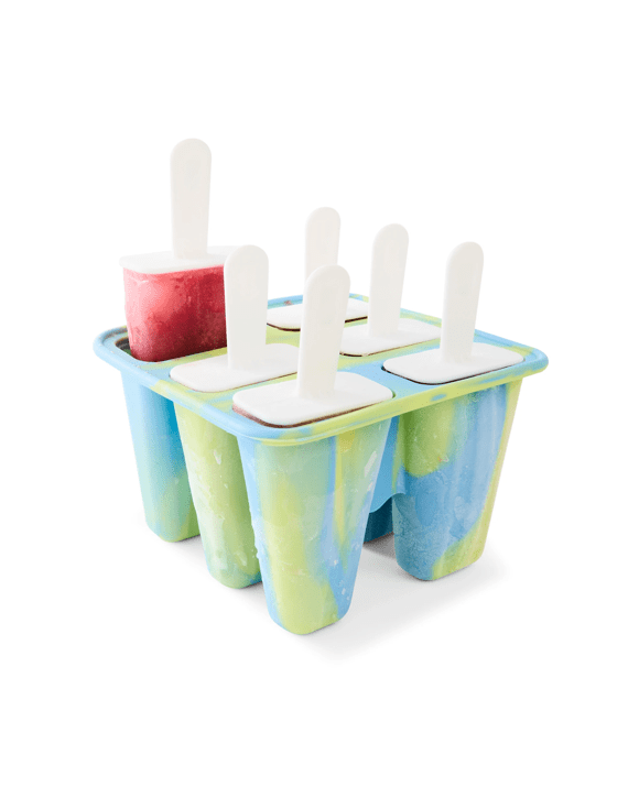 6 Pack Icy Pole Maker - Blue and Yellow