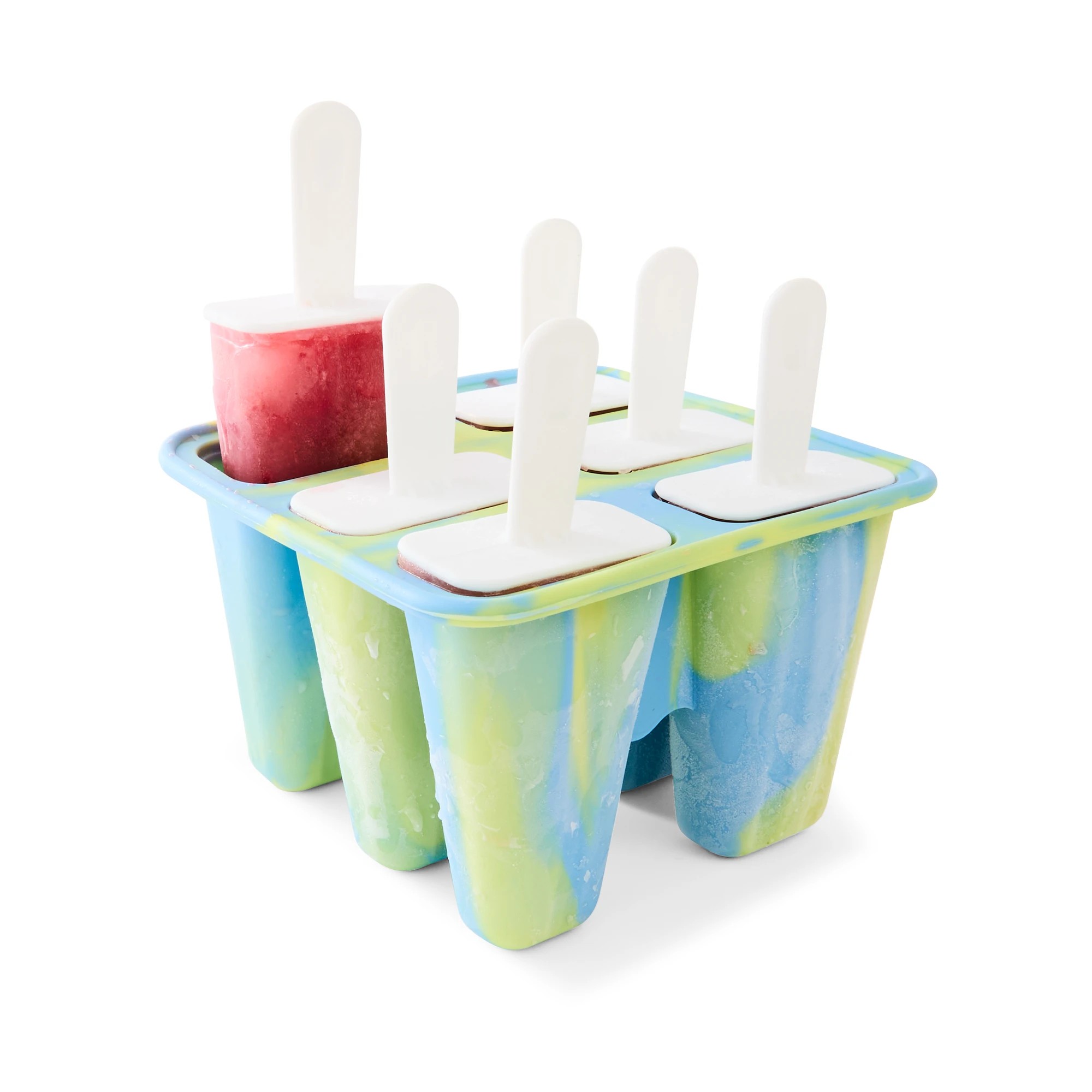 1 6 Pack Icy Pole Maker - Blue and Yellow, 1 of 8