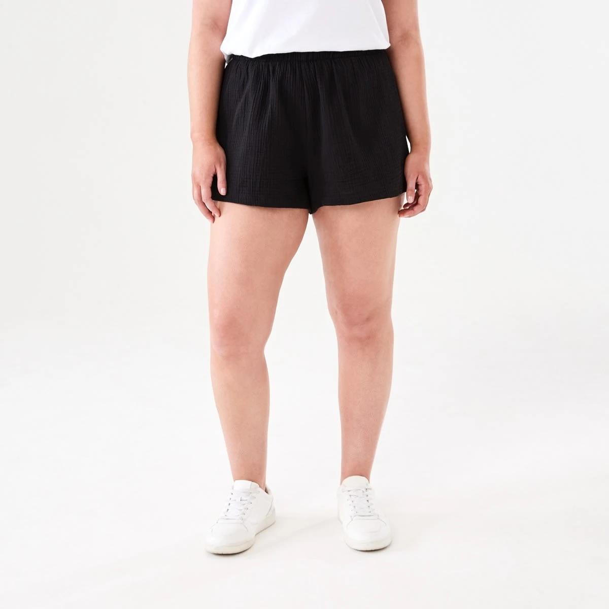 6 Double Cloth Shorts BLACK, 6 of 6
